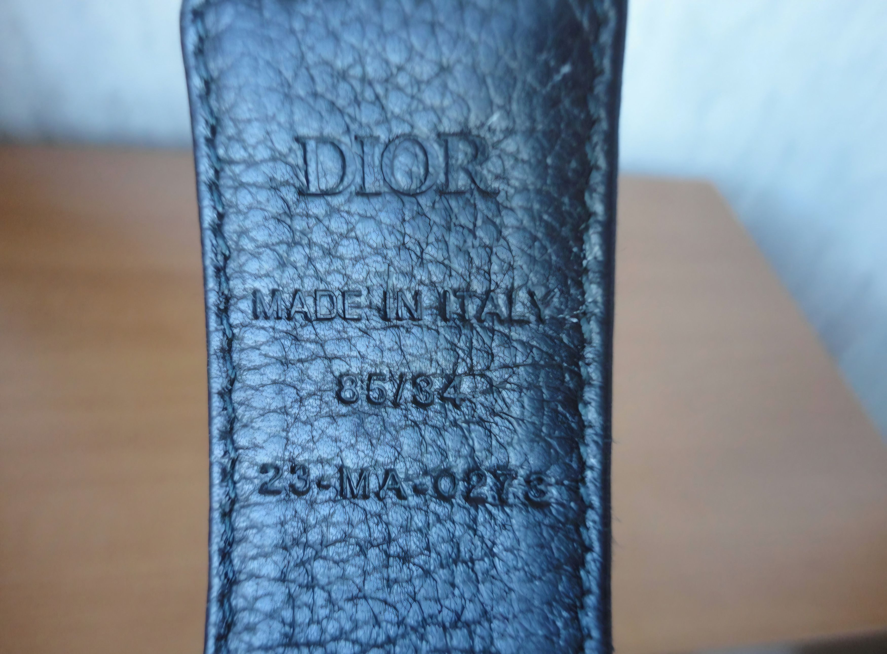 Dior Dior belt black Size 34 - 4 Thumbnail