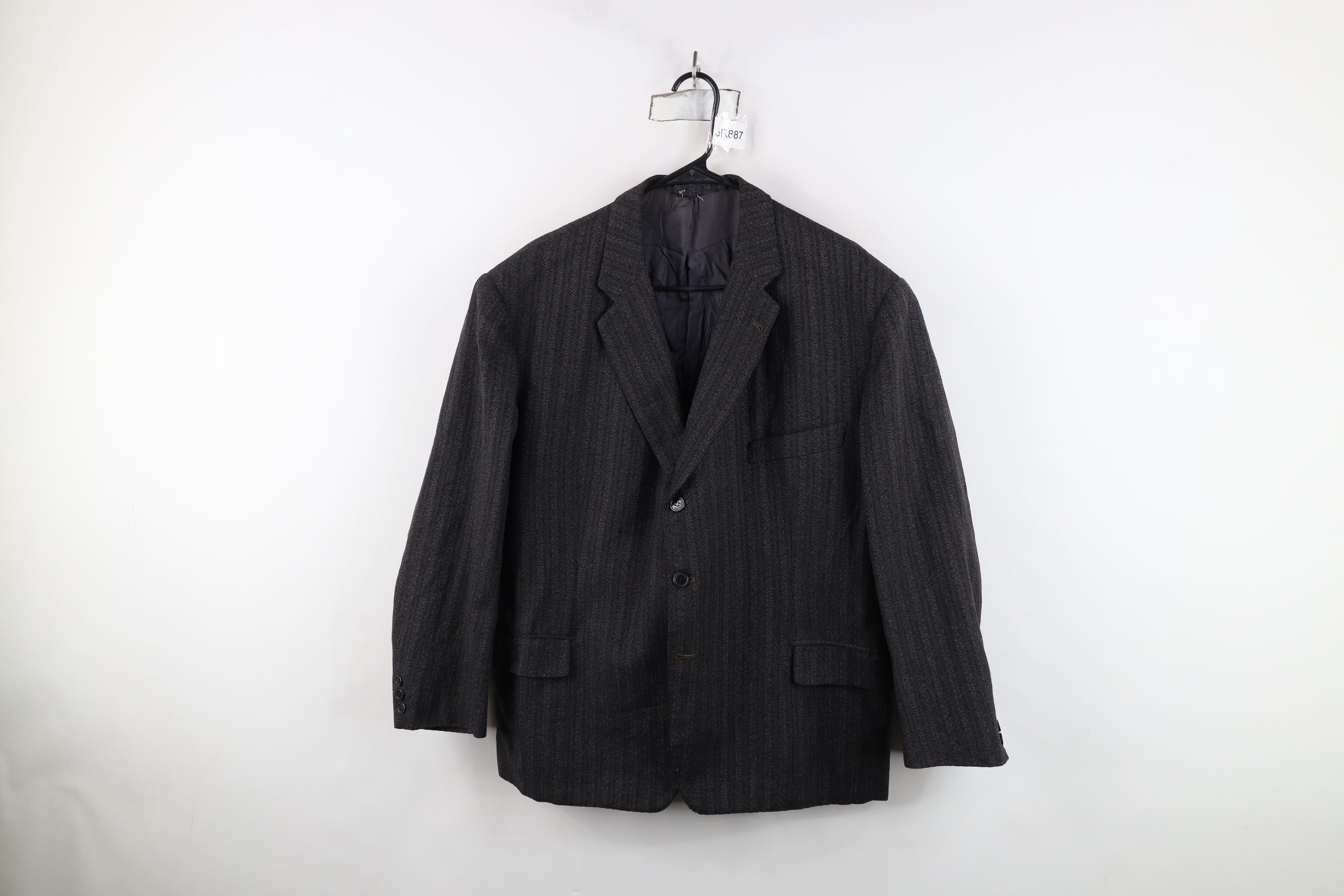 Vintage Vintage 50s Rockabilly Heavyweight Jacket Sport Coat USA Size US XXL / EU 58 / 5 - 1 Thumbnail