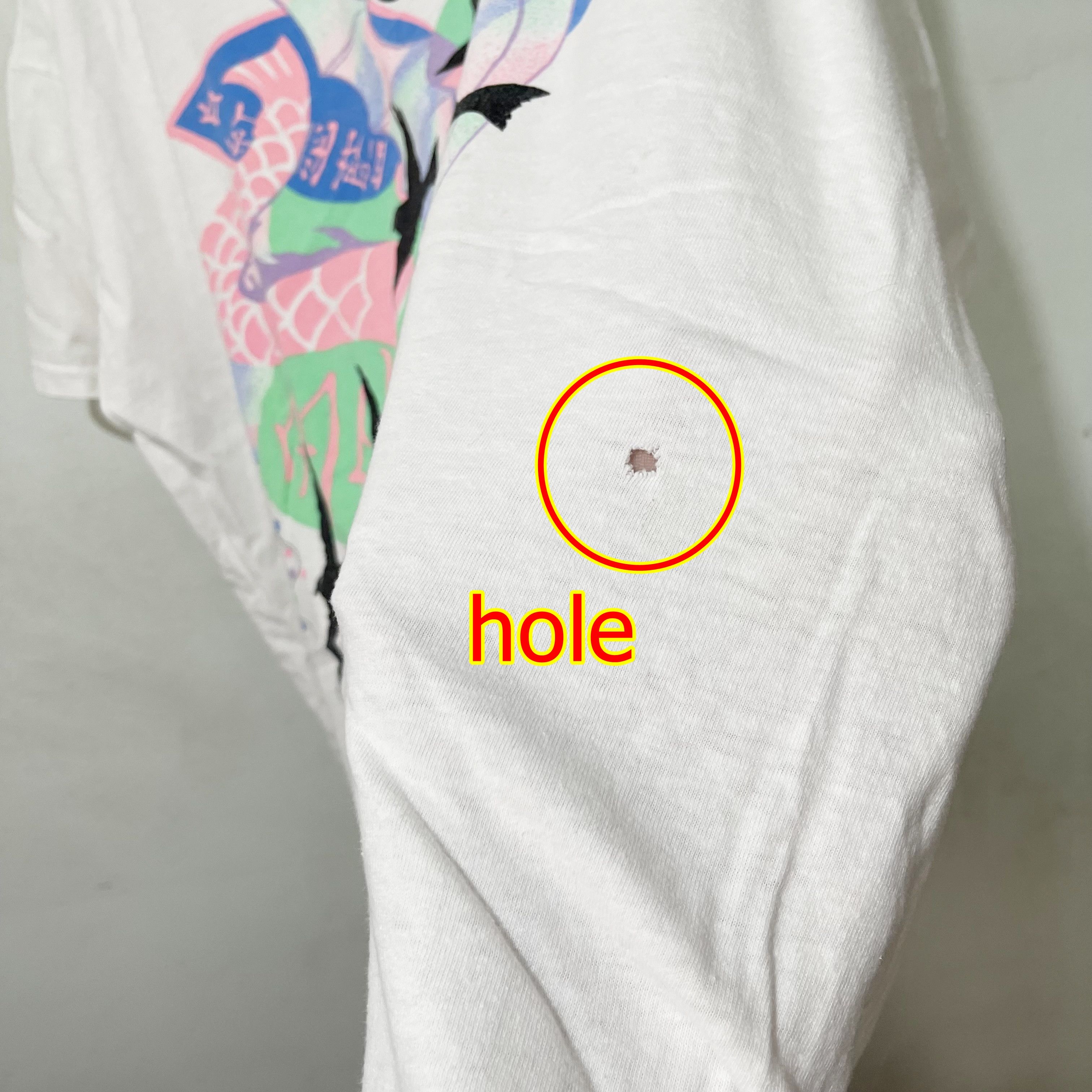 Vintage Vintage 90s Japanese Koi Fish T-Shirt Size US XXL / EU 58 / 5 - 8 Thumbnail