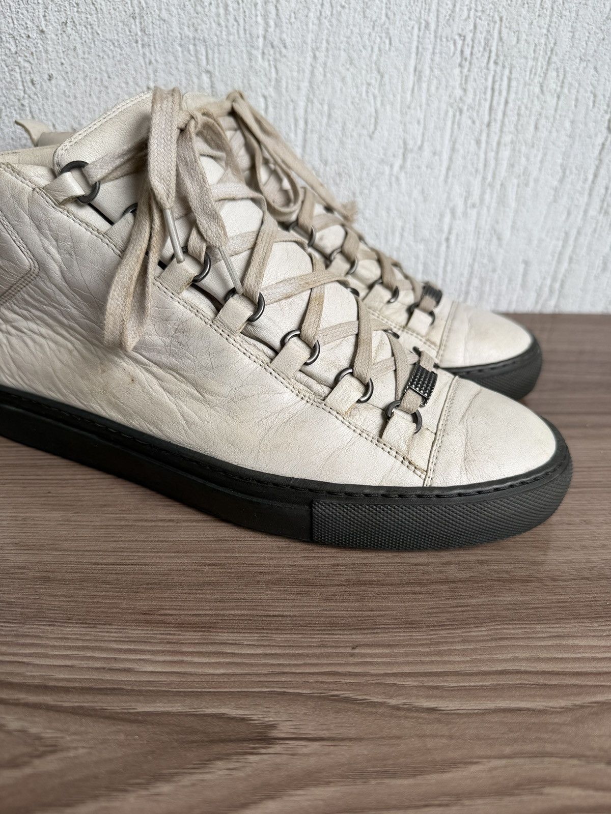 Balenciaga vintage Arena leather trainer Size US 8 / EU 41 - 4 Thumbnail
