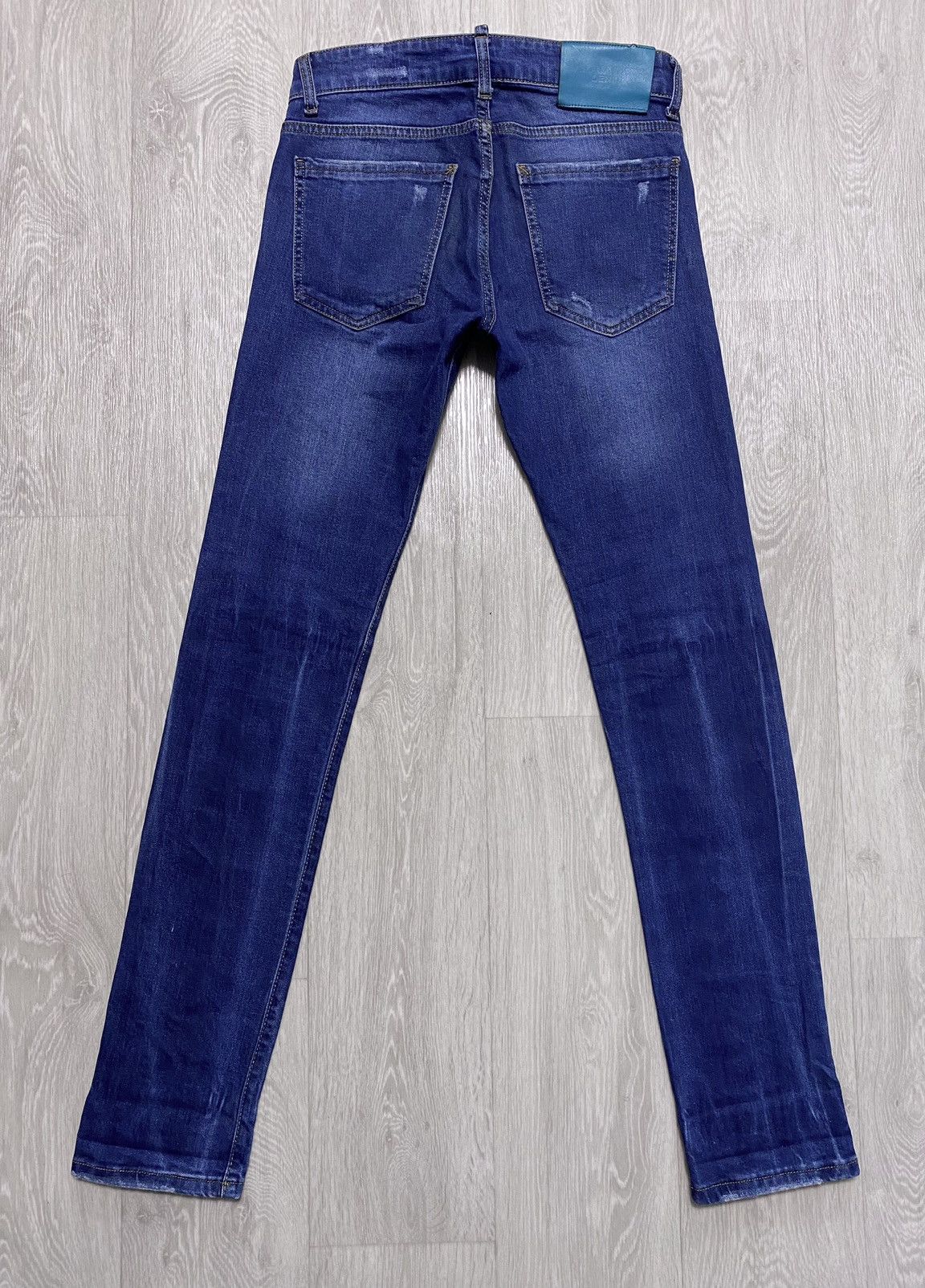 Dsquared2 Women’s Dsquared Washed Torn Distressed Paint Splatter Denim Size 28" / US 6 / IT 42 - 5 Thumbnail