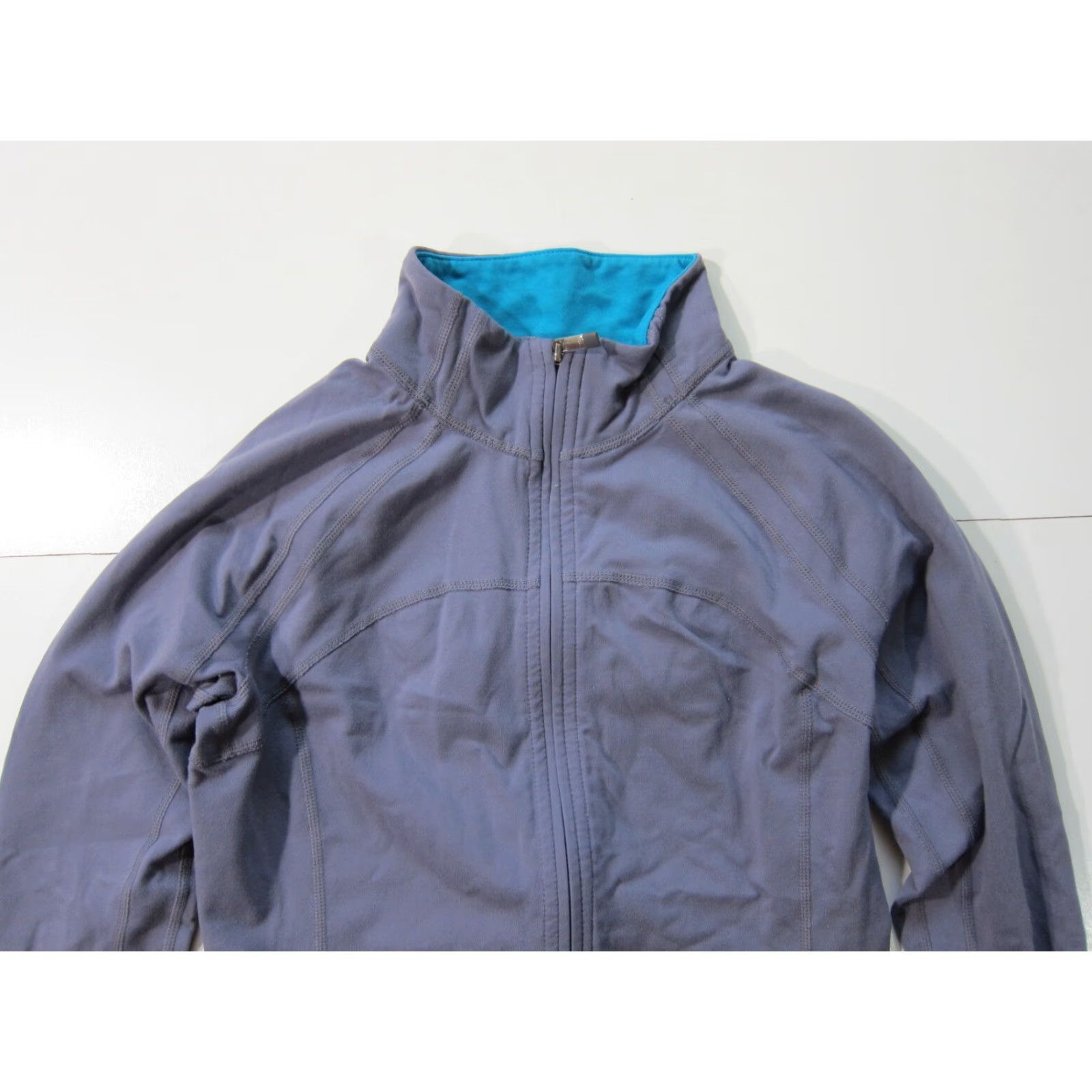 Gap Gap Body Fit Purple Blue Stretch Zip Workout Jacket Women XS Size XS / US 0-2 / IT 36-38 - 5 Thumbnail