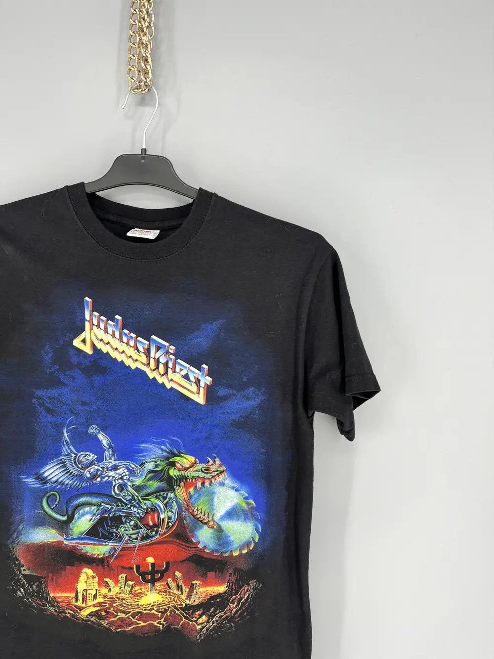 Other Vintage Judas Priest Painkiller metal Band T-shirt Bandrock Size US S / EU 44-46 / 1 - 5 Thumbnail