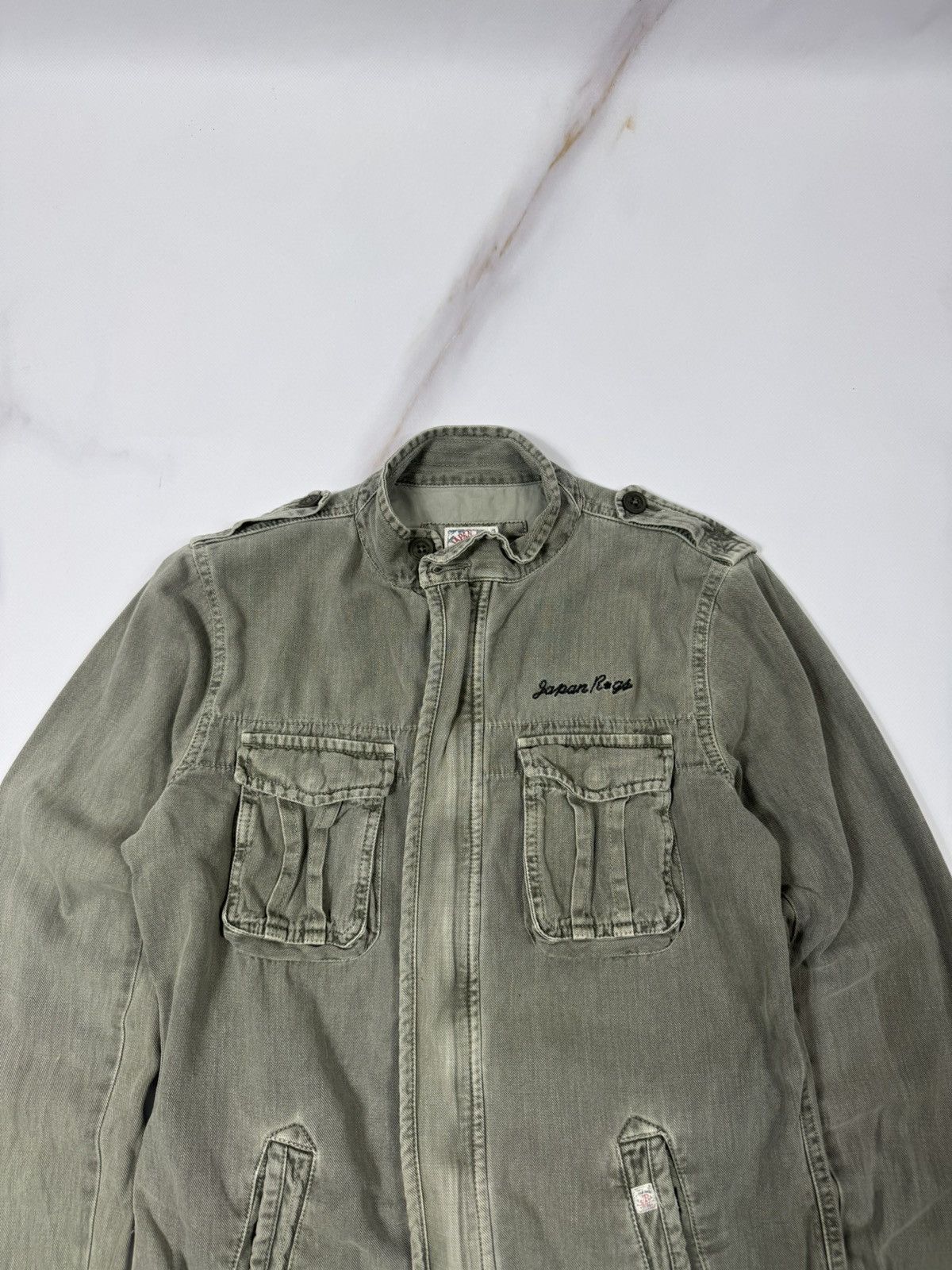 Japanese Brand Vintage Japan Rugs Green Military Jacket Size S / US 4 / IT 40 - 3 Thumbnail