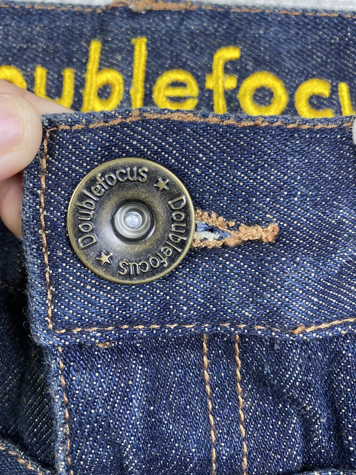 Hysteric Glamour Vintage Double Focus Double Waist Mud Wash Punk Denim Pants Size US 30 / EU 46 - 13 Thumbnail