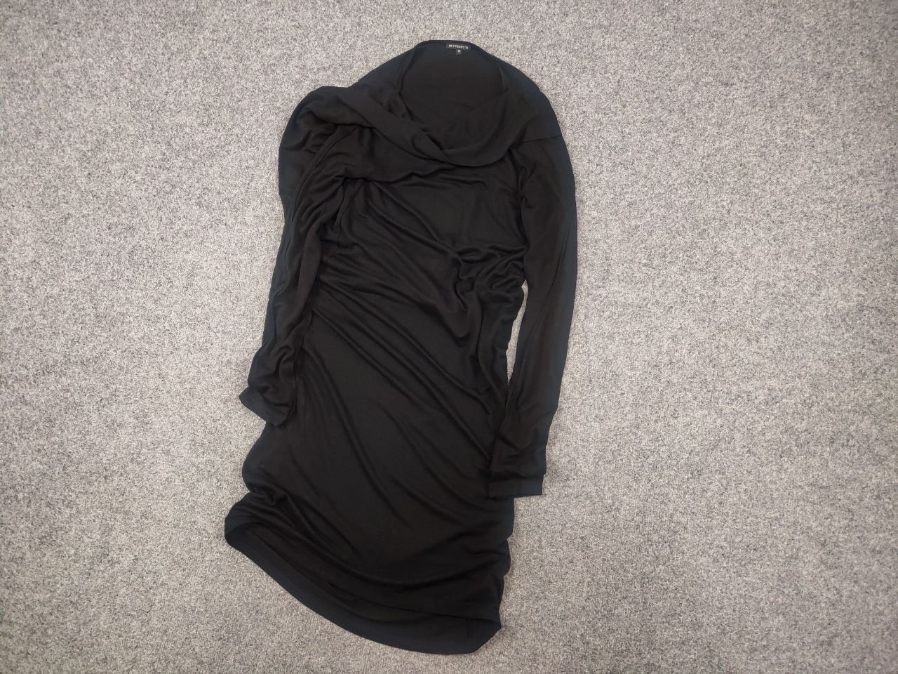 Ann Demeulemeester Ann Demeulemeester Wool Long Sleeve asymmetrical Slim Dress Size L / US 10 / IT 46 - 3 Thumbnail