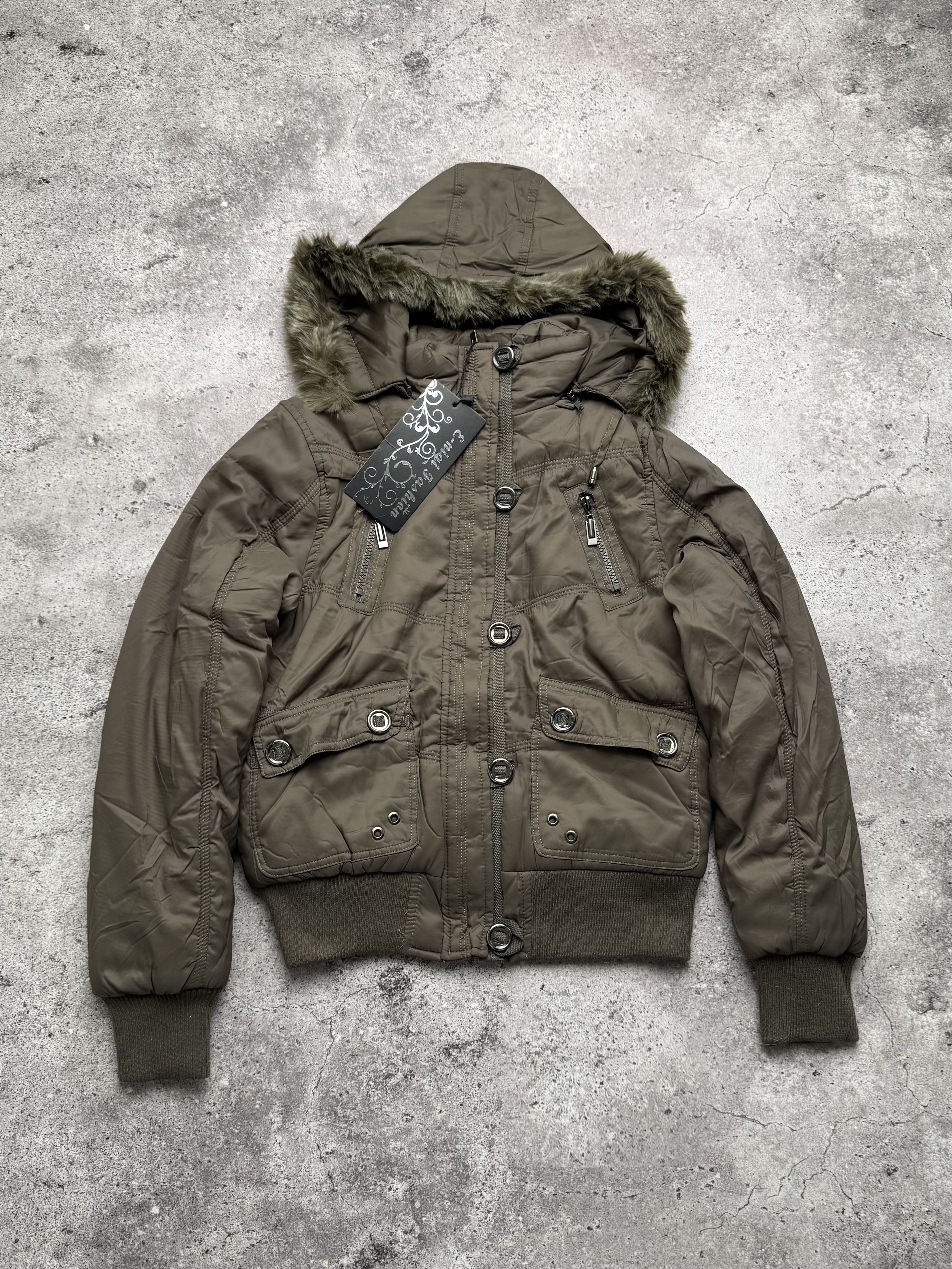 Vintage Vintage Hooded Jacket C676(V380) Size XS / US 0-2 / IT 36-38 - 1 Thumbnail