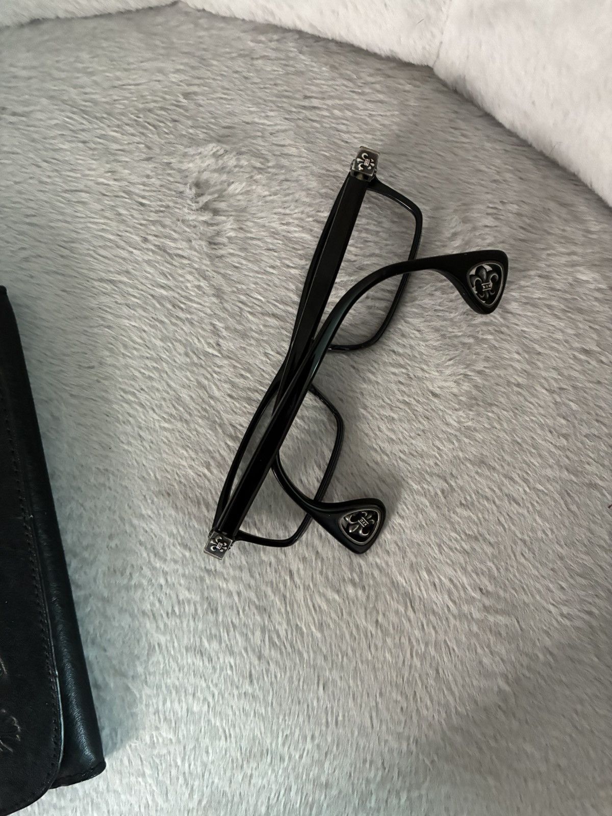 Chrome Hearts Chrome Hearts Jablome Square Eyeglasses Size ONE SIZE - 3 Thumbnail