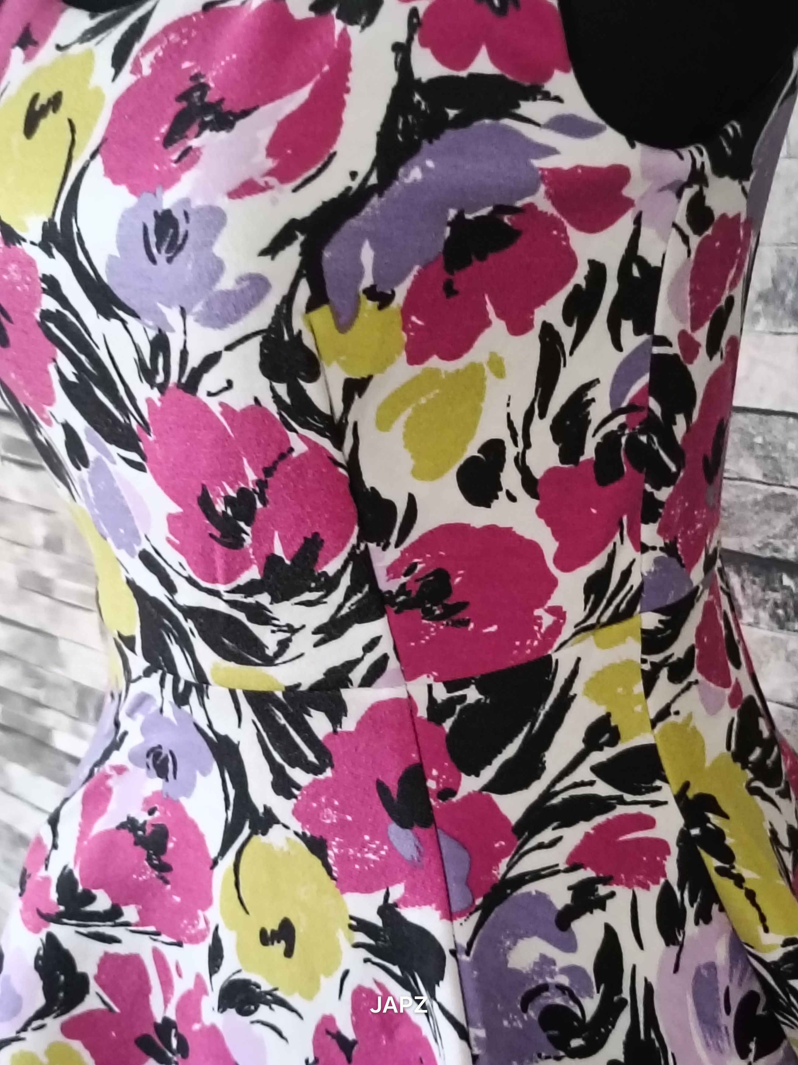 Japanese Brand Vintage Snidel floral flared mini dress Size S / US 4 / IT 40 - 4 Thumbnail
