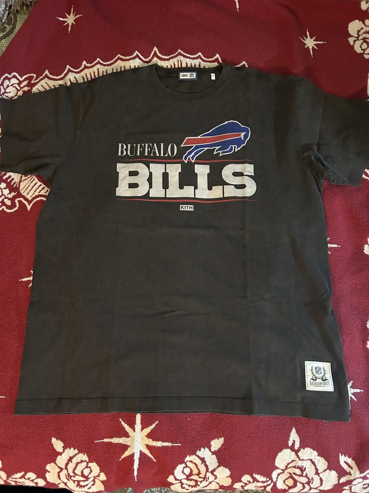 Kith x NFL Bills Vintage Tee Black