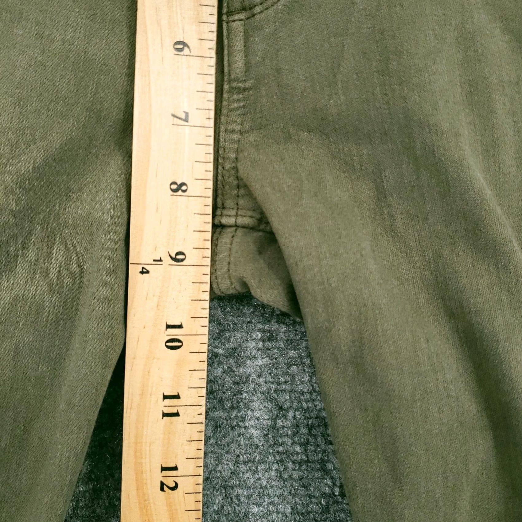 Lucky Brand Lucky Brand Womens Jeans Green Sasha Super Skinny Fit Distressed Raw Hem Size 6 27 Size 28" / US 6 / IT 42 - 6 Thumbnail