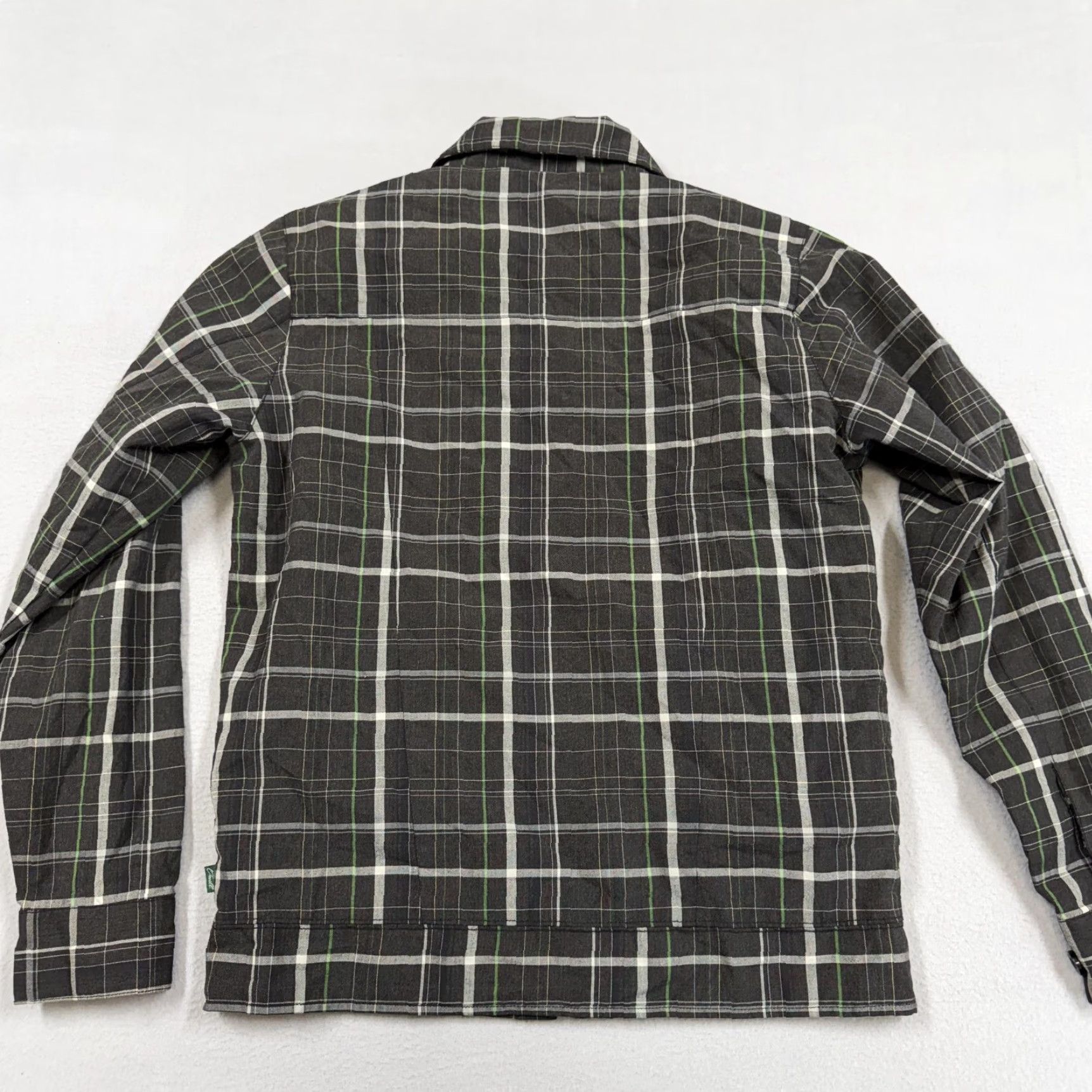 O'Neill O'Neill Jacket Mens M Gray Plaid Flannel Full Zip Lined Windbreaker Size US M / EU 48-50 / 2 - 4 Thumbnail