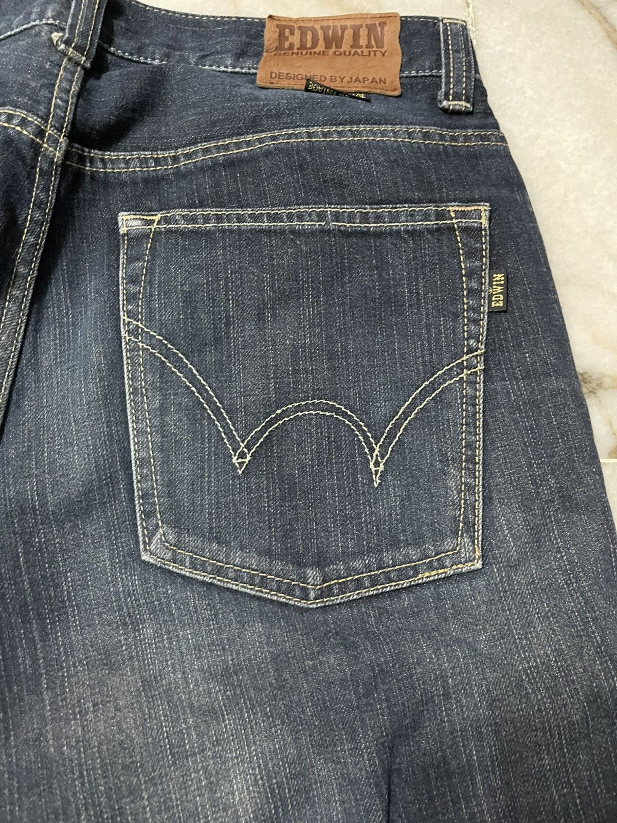 Edwin × Japanese Brand Edwin Denim Jeans Blue Size US 34 / EU 50 - 9 Thumbnail