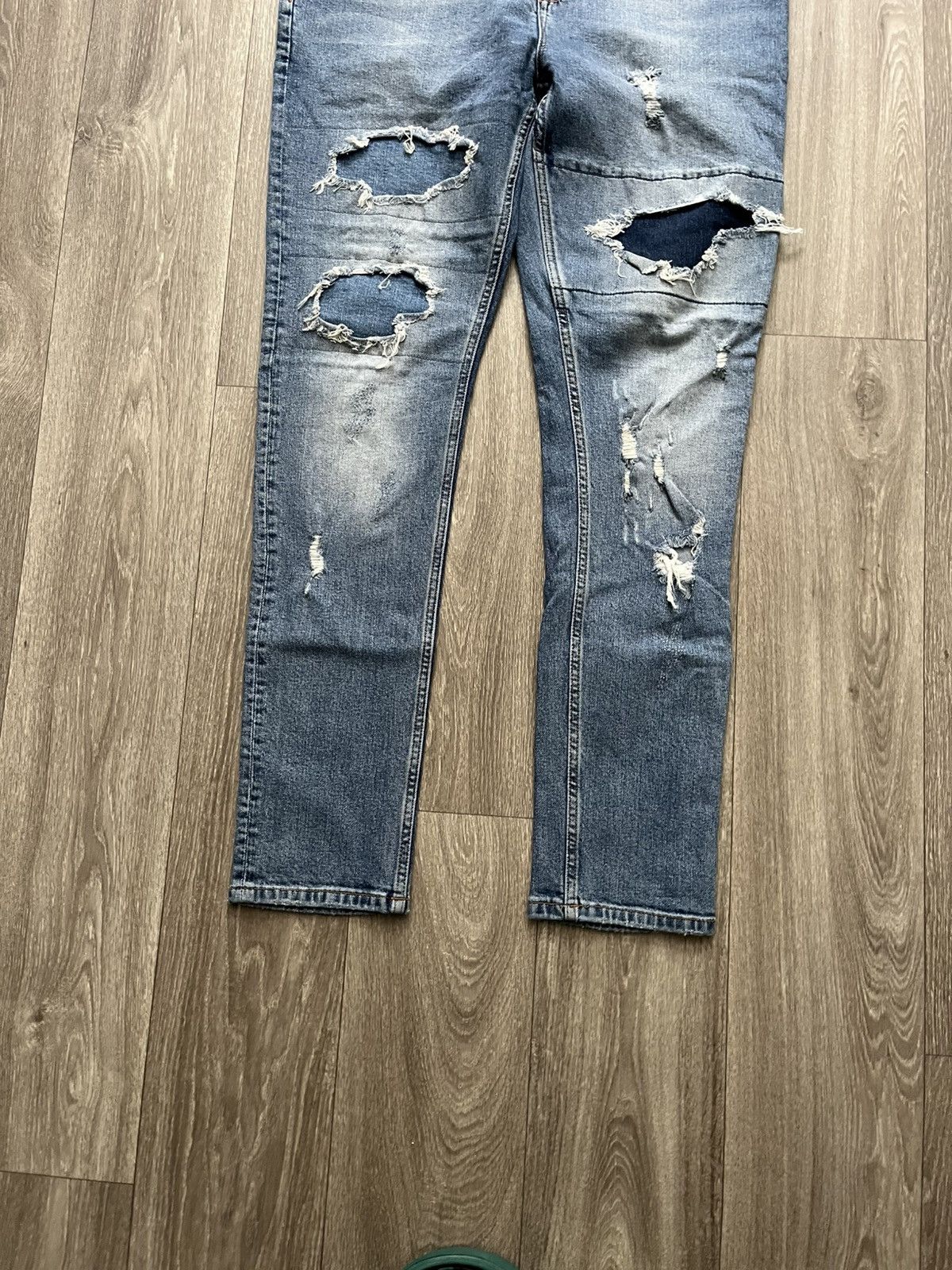 Asos ASOS Skinny Rip and Repair Jeans Size US 38 / EU 54 - 4 Thumbnail