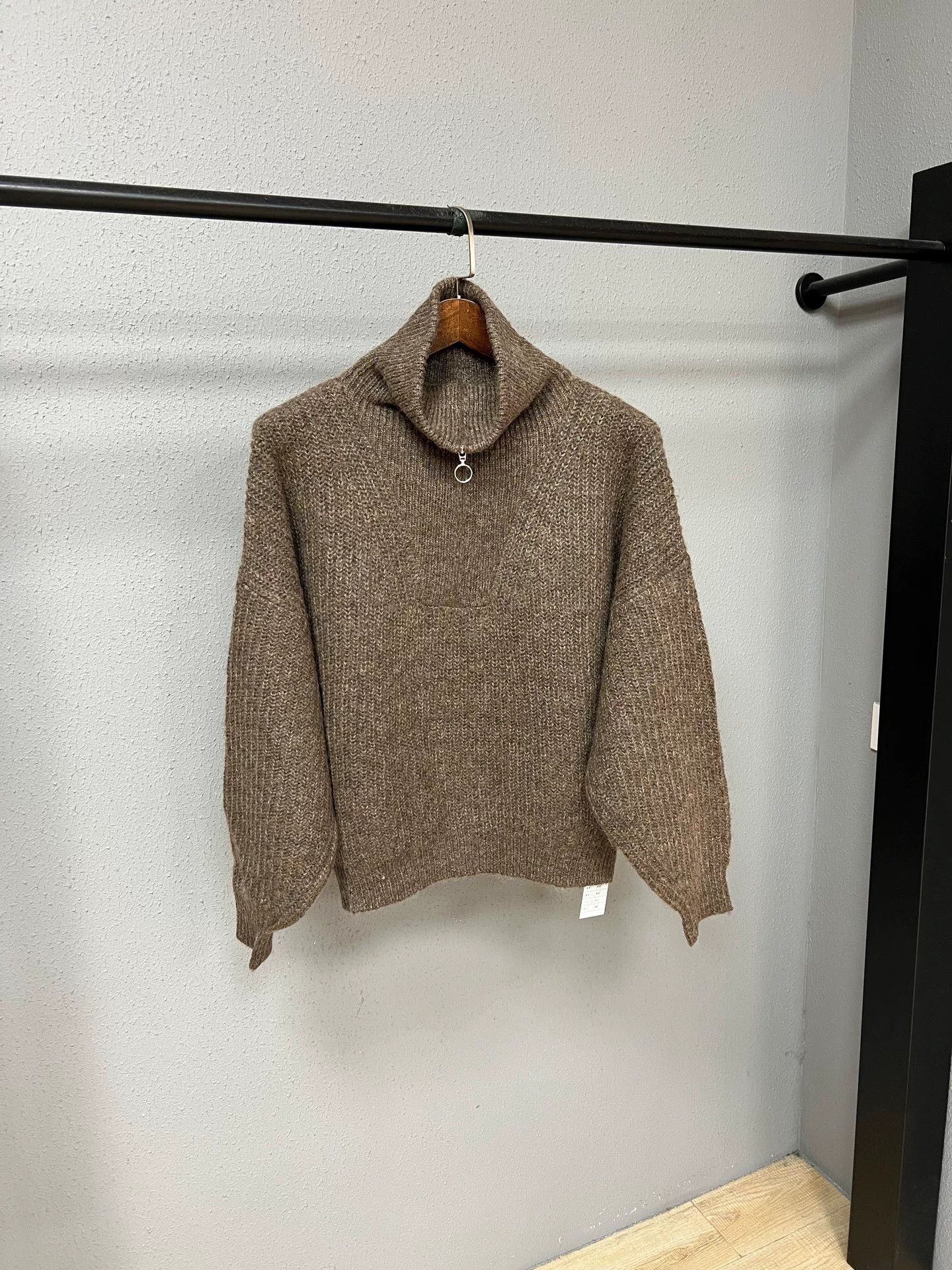 Isabel Marant Etoile Oat Mohair Half-Zip Pullover Sweater Size S / US 4 / IT 40 - 1 Thumbnail
