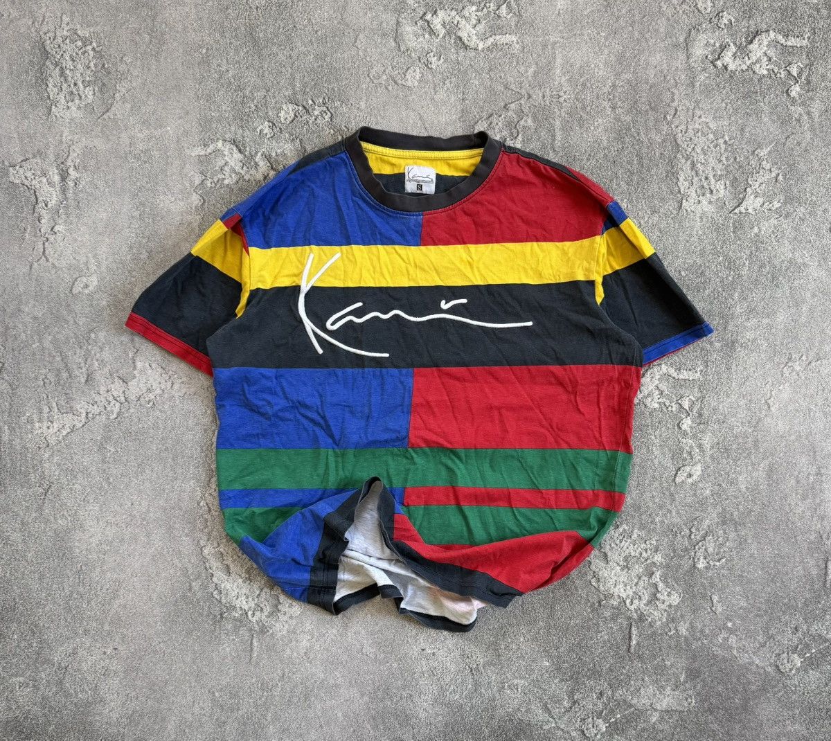 Karl Kani × Vintage Karl kani S tee T-shirt polo jersey skateboarding 00s faded Size US S / EU 44-46 / 1 - 1 Thumbnail