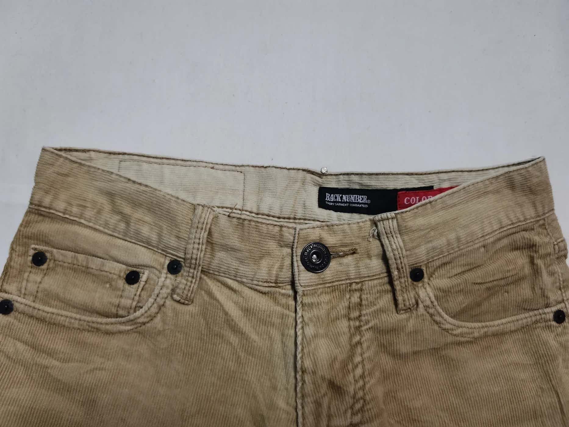 Japanese Brand Back Number Every Garment Guaranteed Corduroy Pants Size US 28 / EU 44 - 2 Thumbnail