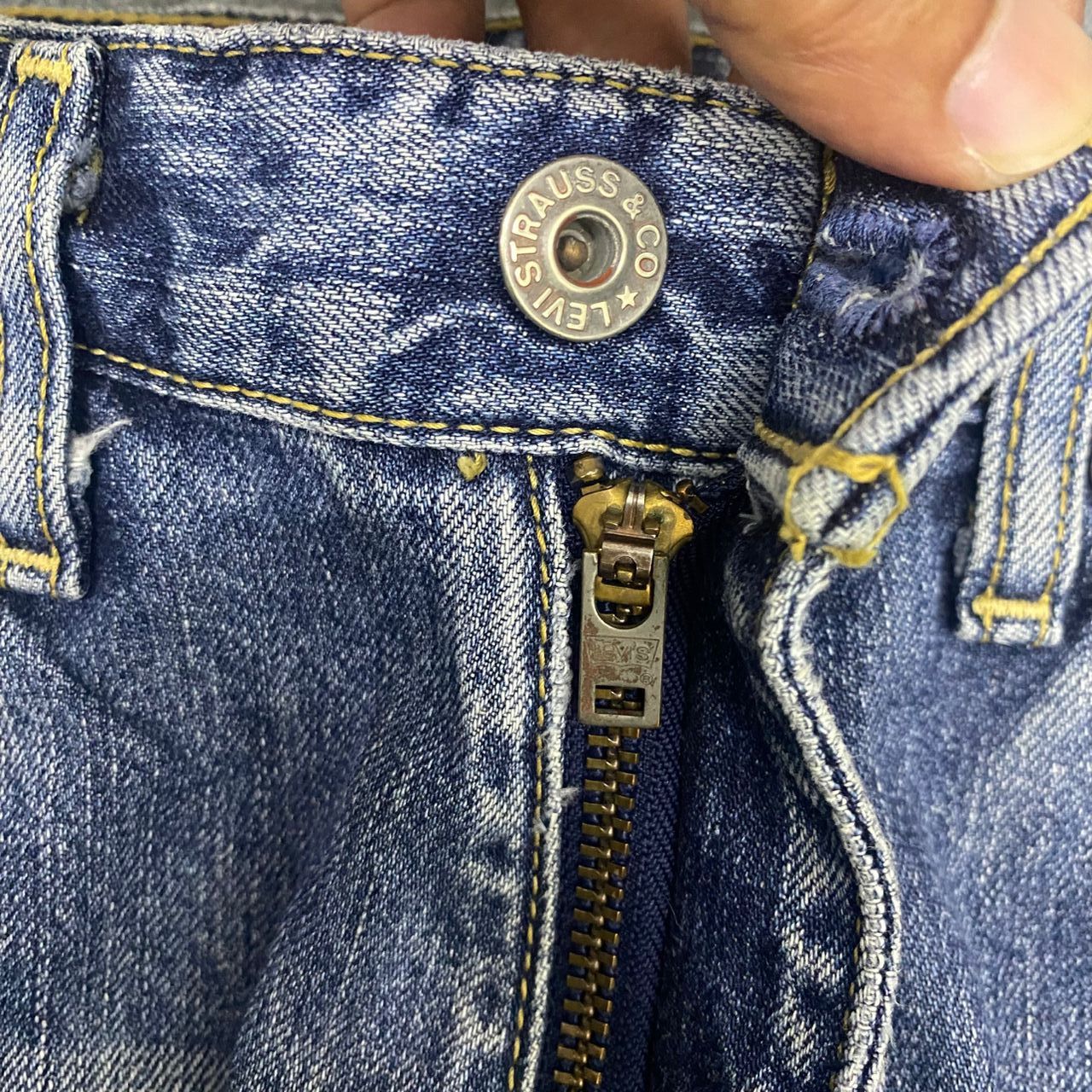Levi's Vintage 90s Levis Distressed Denim Kurt Cobain Style Size US 30 / EU 46 - 9 Thumbnail