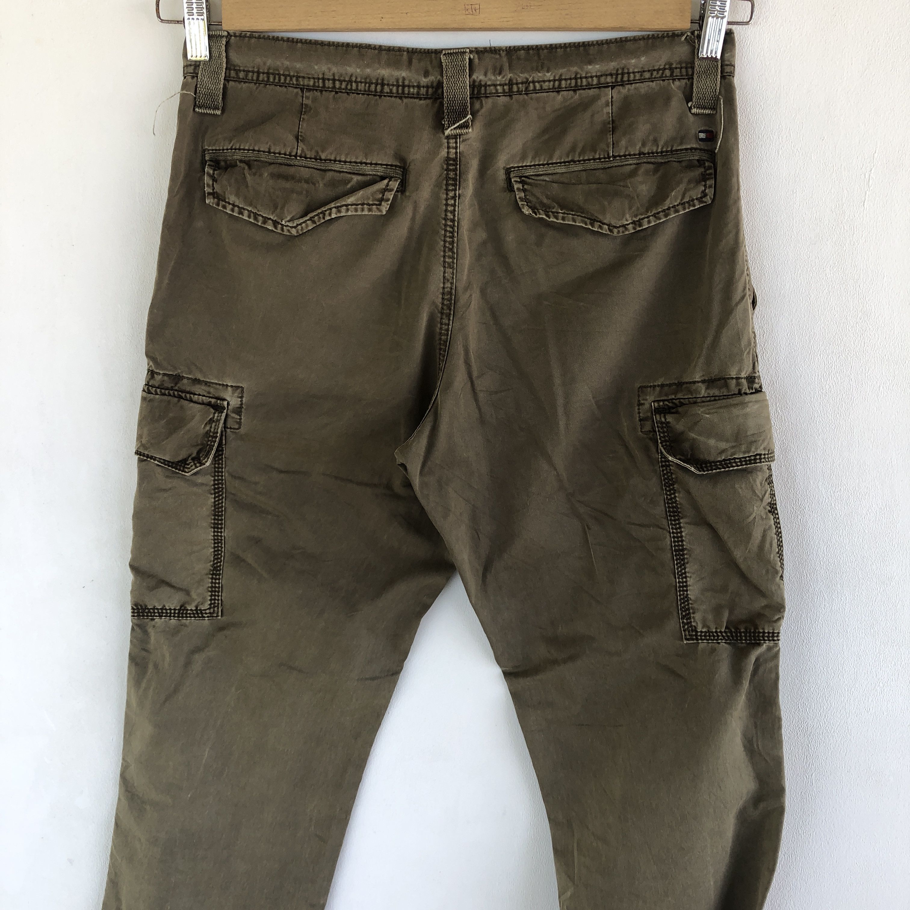 Japanese Brand Vintage Japanese Cargo Pants Multi Pocket Military Trousers Size US 30 / EU 46 - 4 Thumbnail