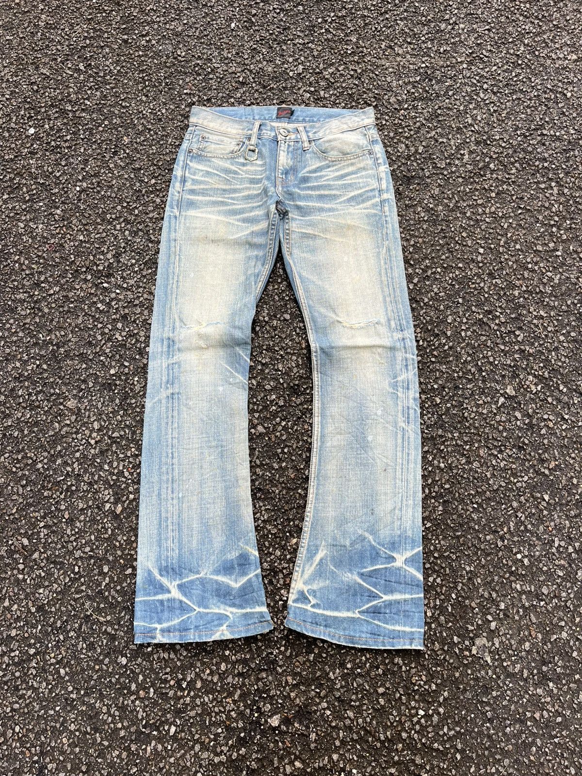 Tornado Mart Flared Jackrose Seditionaries Rusty Thunder Bootcut Jeans Size US 29 - 1 Thumbnail