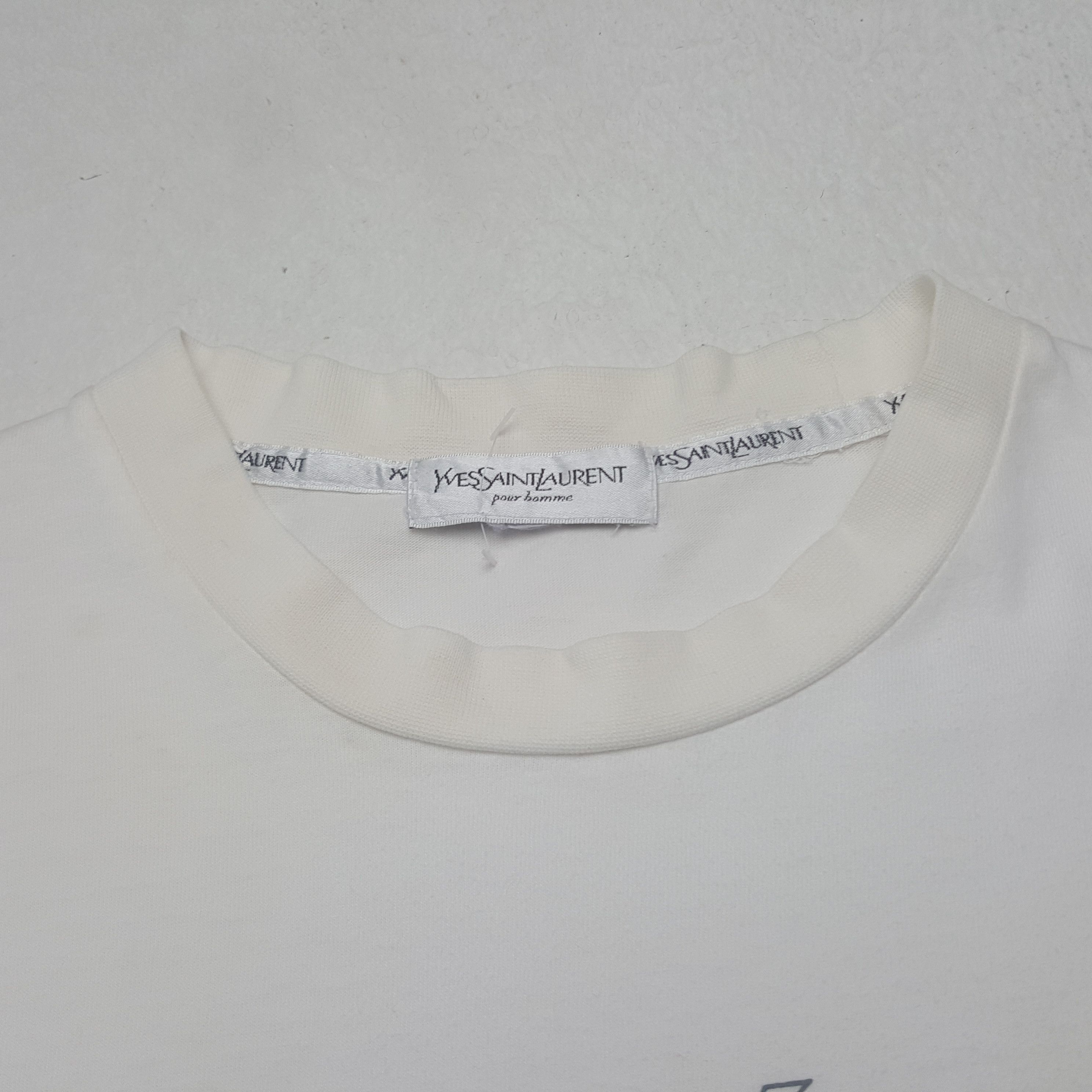 Yves Saint Laurent Vintage Yves Saint Laurent Designer Tshirt C301N6 Size US M / EU 48-50 / 2 - 4 Thumbnail