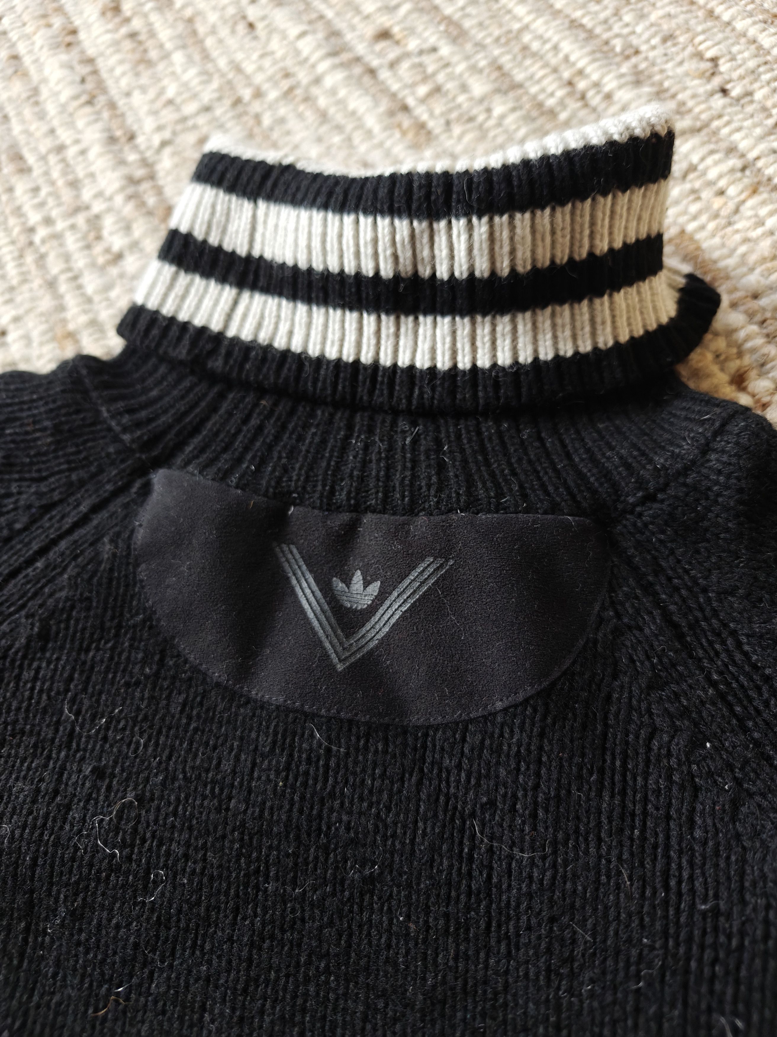 Adidas × White Mountaineering 3stripes Turtleneck Sweater In Black Size US M / EU 48-50 / 2 - 3 Thumbnail