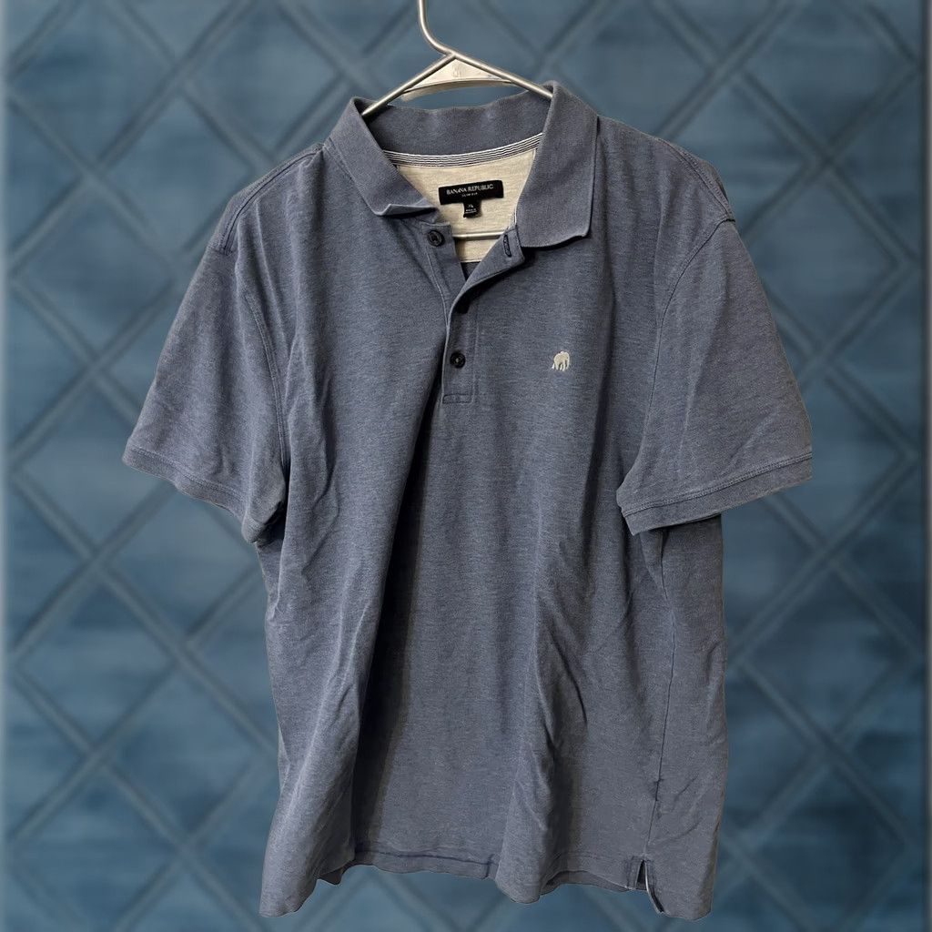 Banana Republic Banana Republic Polo Regular Fit Blue XL Shirt Mens Slim Polo Shirt Regular Fit Blue XL Banana Republic Size US XL / EU 56 / 4 - 1 Thumbnail