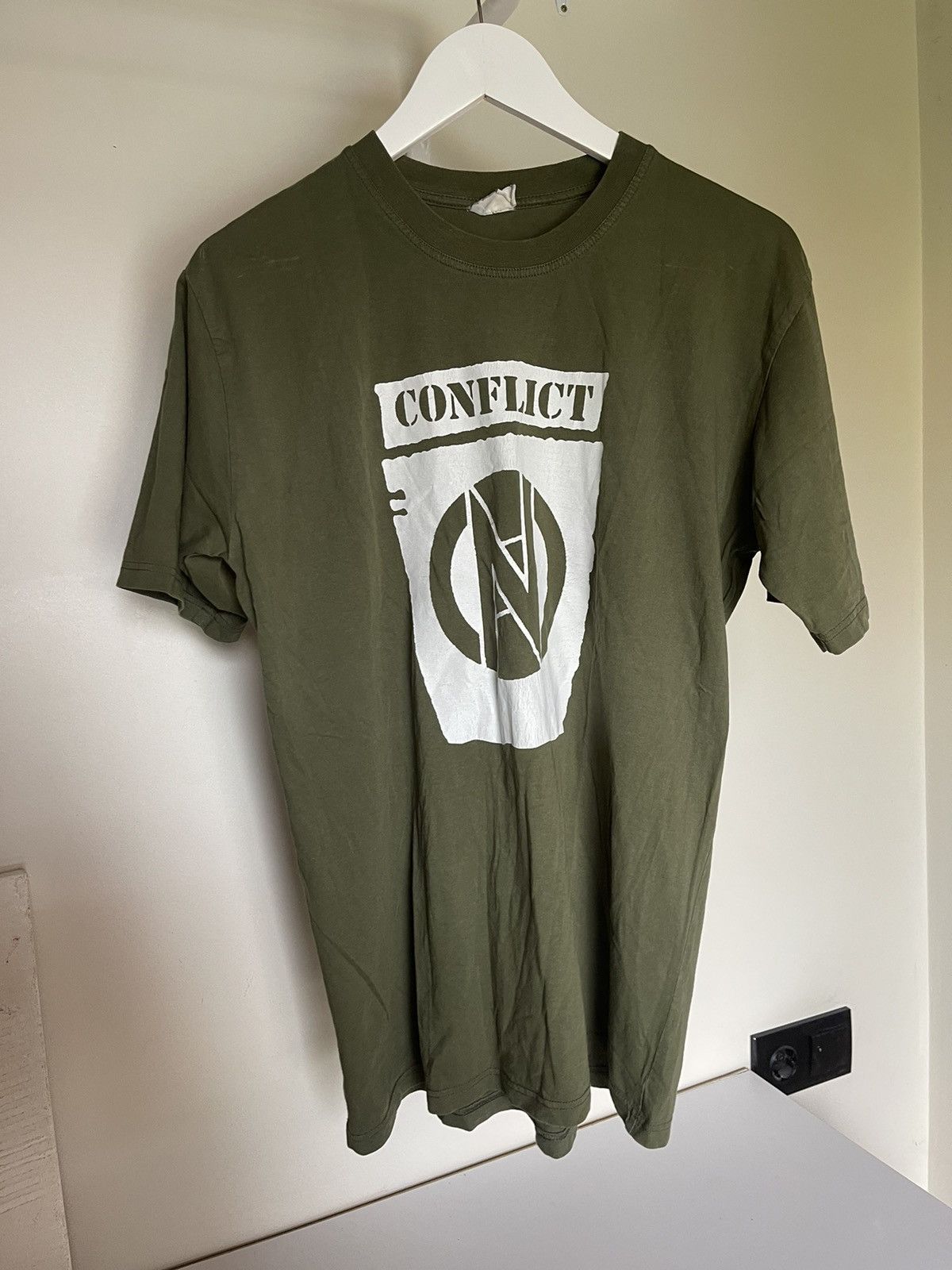 Band Tees × Vintage Vintage Conflict Band Punk T-shirt Size US M / EU 48-50 / 2 - 2 Thumbnail