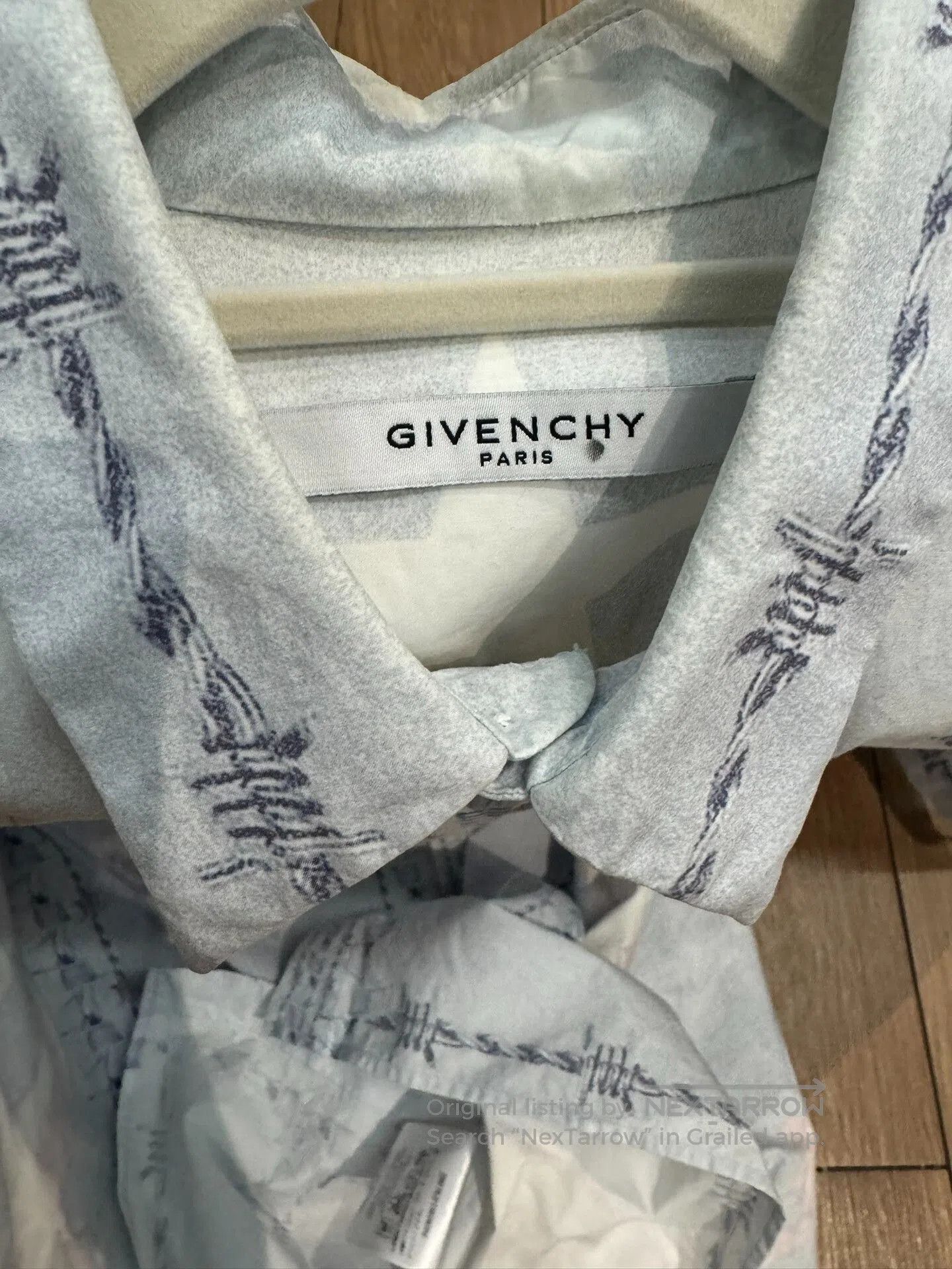 Givenchy Givenchy Flame Shirt with Jesus Print. Size US M / EU 48-50 / 2 - 3 Thumbnail