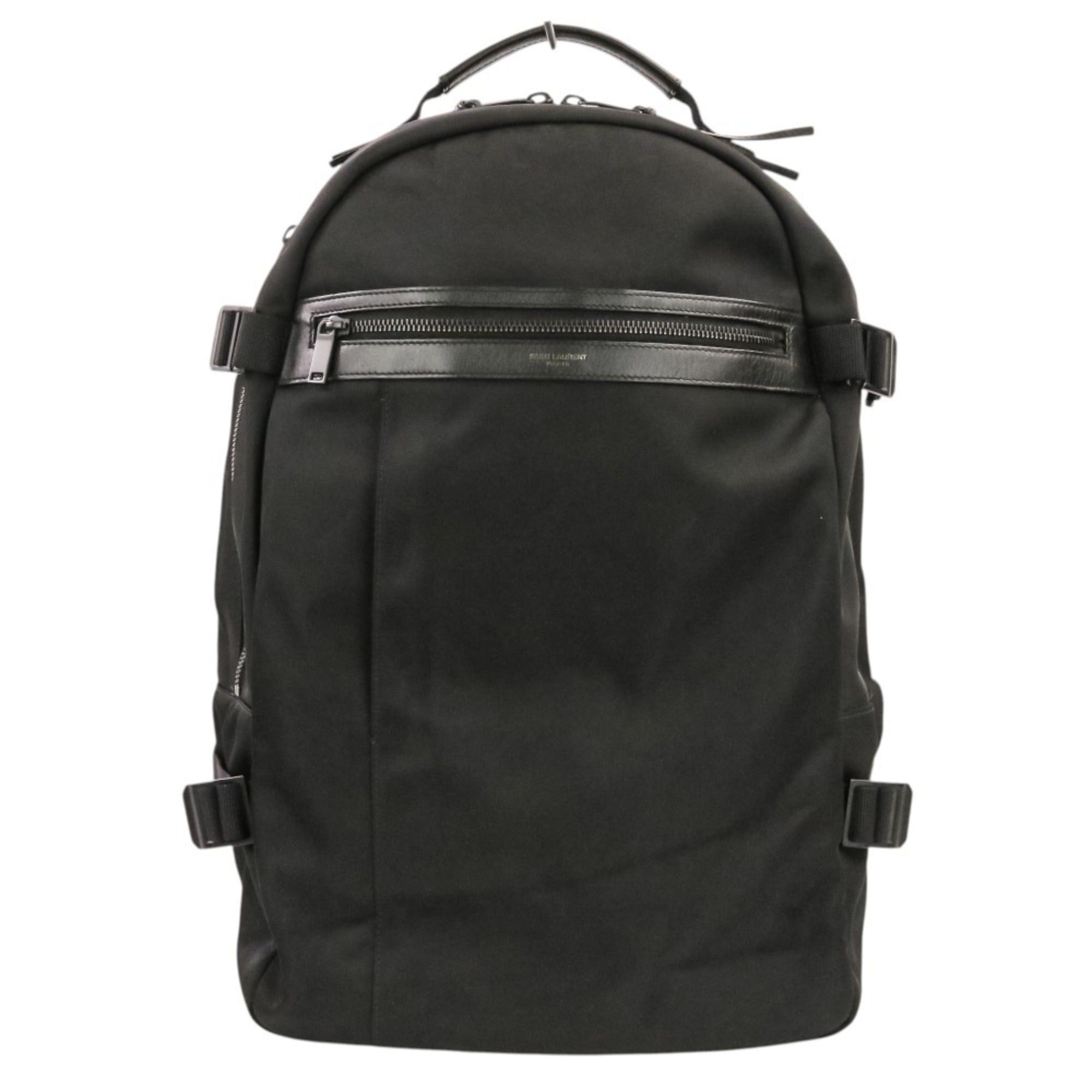Yves Saint Laurent Yves Saint Laurent SAINT LAURENT PARIS CITY Trekking Backpack, Daypack, 649765, Black, Men's & Women's Size ONE SIZE - 1 Thumbnail
