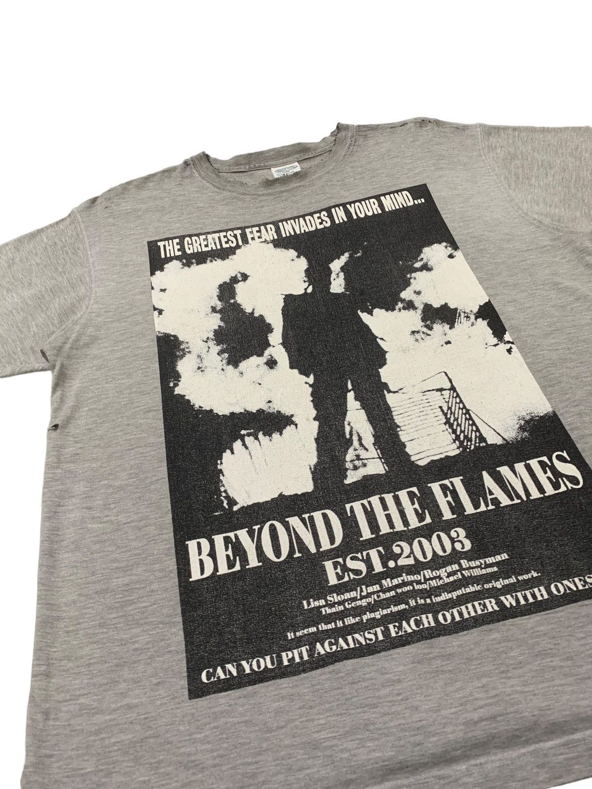 20471120 Beyond The Flames Greatest Fear Invades Trash Distressed Tee Size US L / EU 52-54 / 3 - 5 Thumbnail