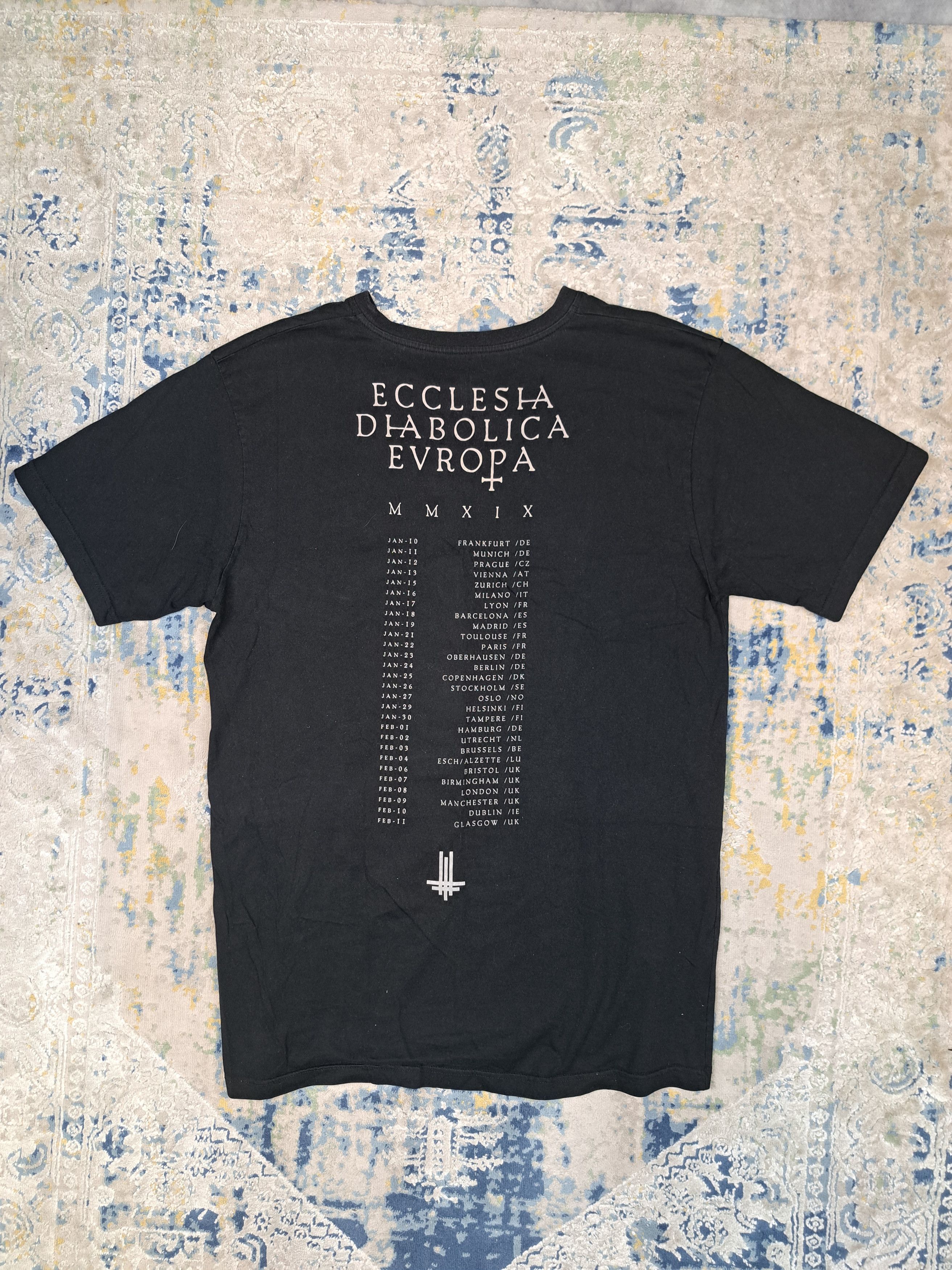 Band Tees Behemoth Ecclesia Diabolica Europa Band Tee Metal Hard Rock Size US XL / EU 56 / 4 - 2 Thumbnail