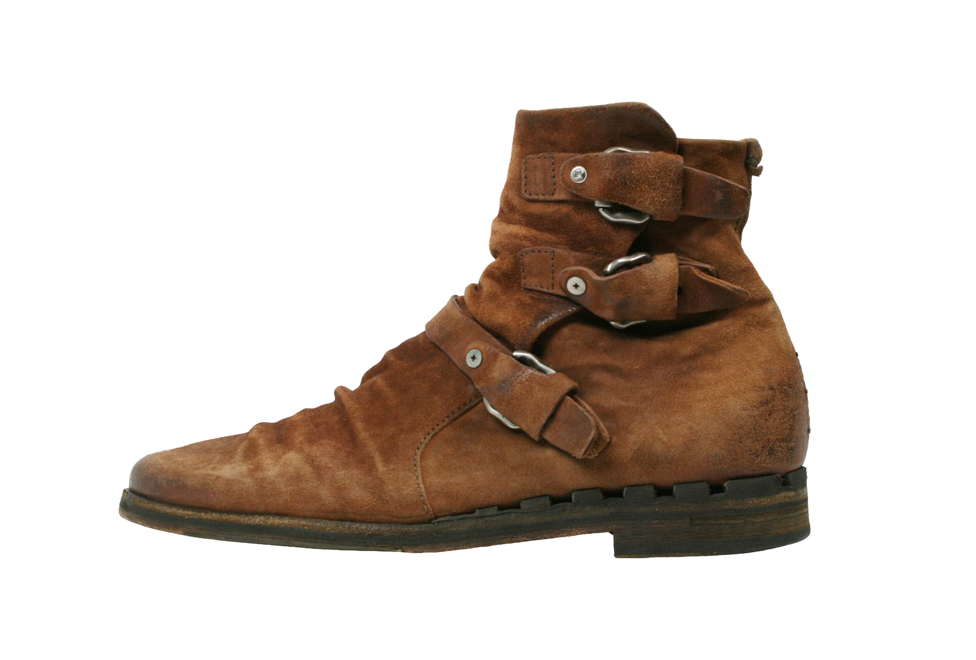 A.S.98 Avant Garde Grunge Triple Buckles Boots Size US 8 / EU 41 - 2 Thumbnail