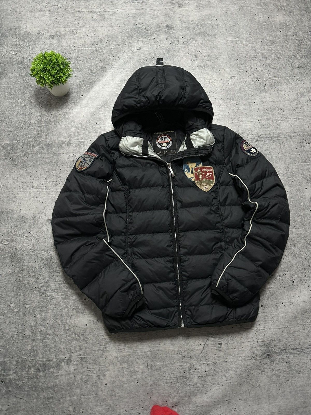 Napapijri Napapijri GPS Expedition Down Puffer Winter Y2K Jacket Size M / US 6-8 / IT 42-44 - 1 Thumbnail