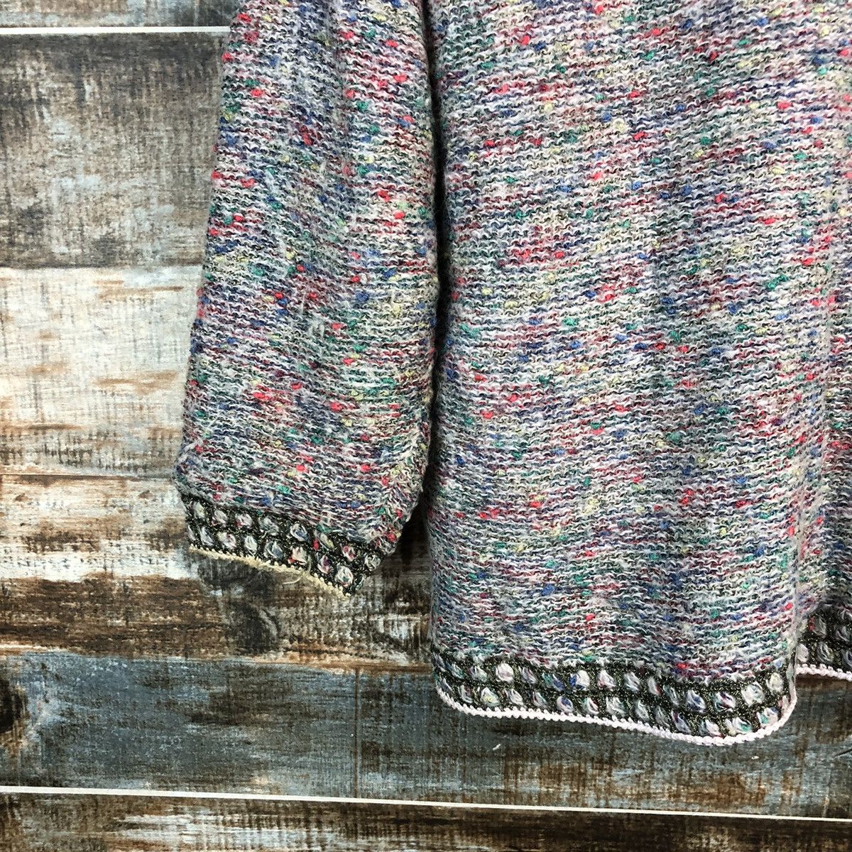 Japanese Brand Smilly Pink Patterned knitwear Cardigans #A2325 Size M / US 6-8 / IT 42-44 - 16 Thumbnail