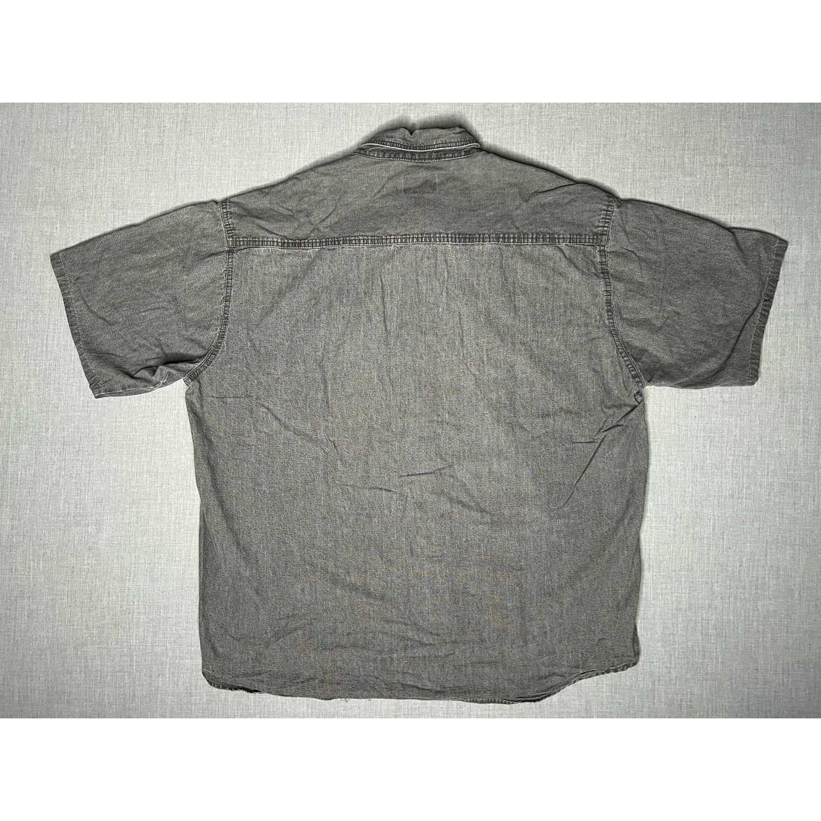Vintage Vintage Konka Shooting Camo Patch Short Sleeve Button Down Size US XL / EU 56 / 4 - 2 Thumbnail