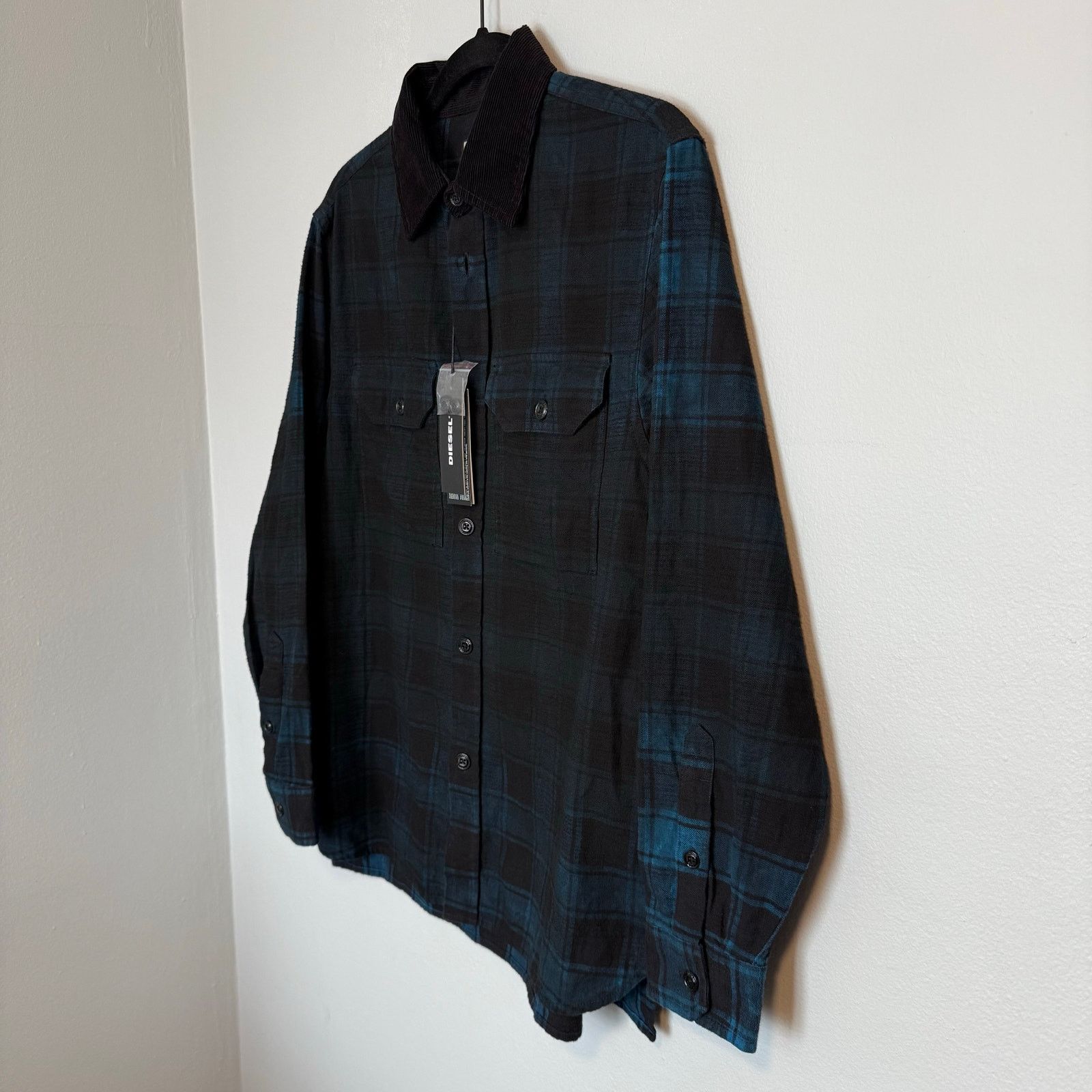 Diesel NWT Diesel Plaid Fading Flannel Button Up Shirt Men’s Size S Size US S / EU 44-46 / 1 - 8 Thumbnail