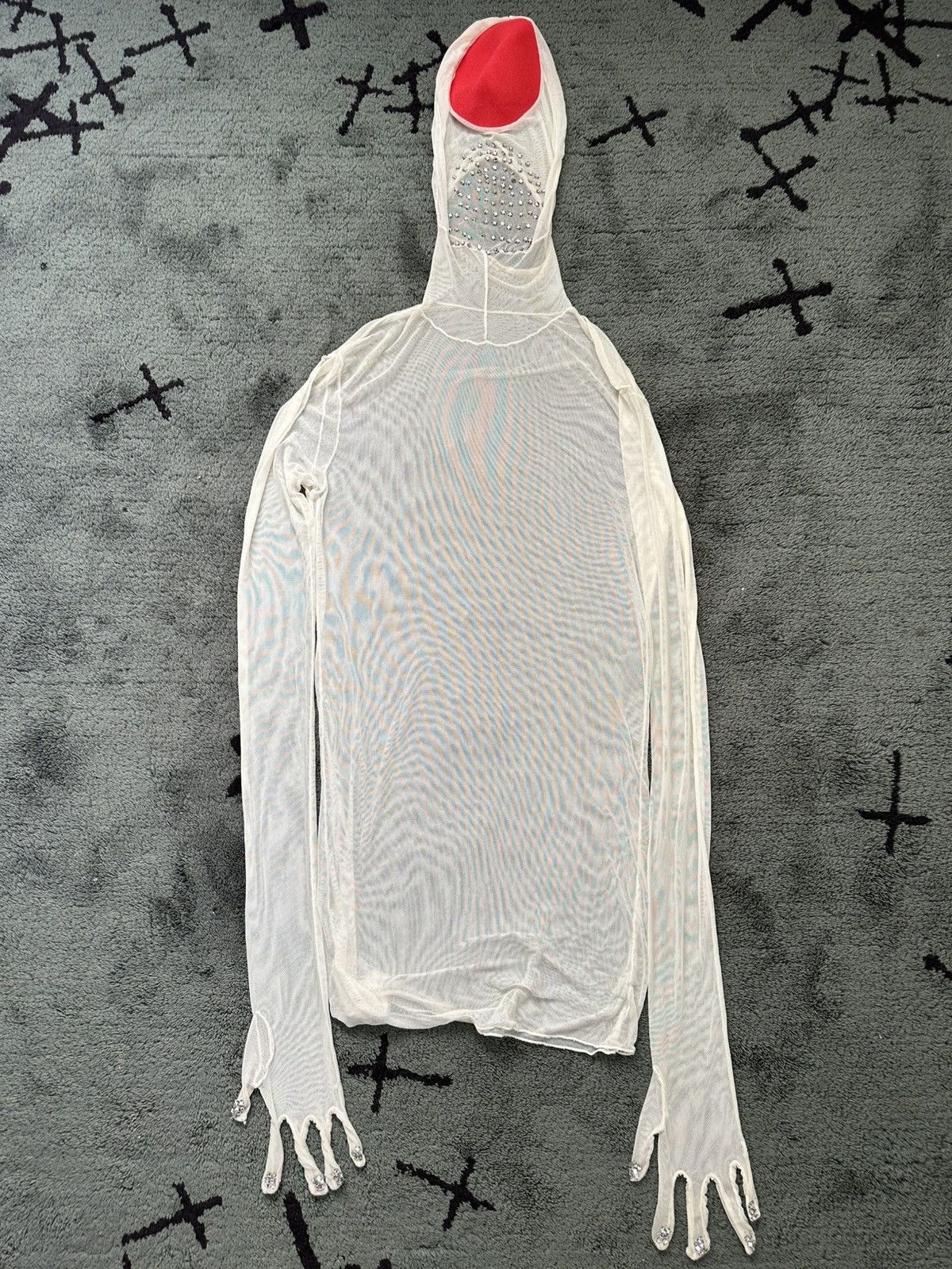 Walter Van Beirendonck Archive Walter van Beirendonck Spring 1998 Mesh Jewel Top Size US L / EU 52-54 / 3 - 2 Thumbnail