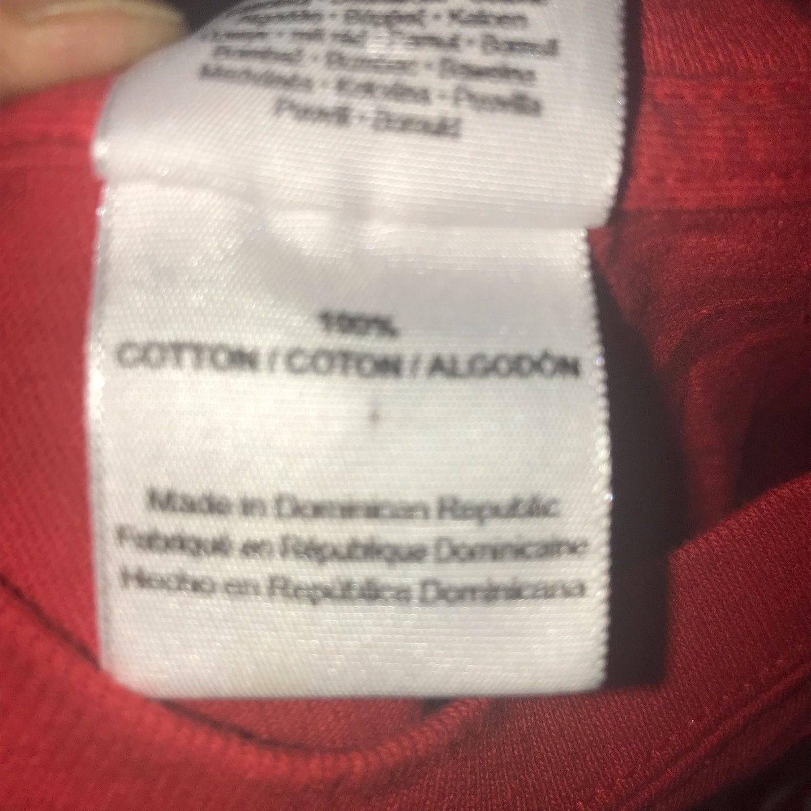 Gildan ARLINGTON JERKY PETA T-Shirt Men’s Adult M Red Short sleeved Size US M / EU 48-50 / 2 - 4 Thumbnail