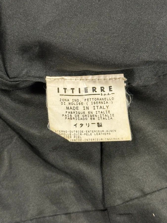 Just Cavalli 2000s Cavalli Grey Eroded Leather Trucker Jacket Size S / US 4 / IT 40 - 11 Thumbnail