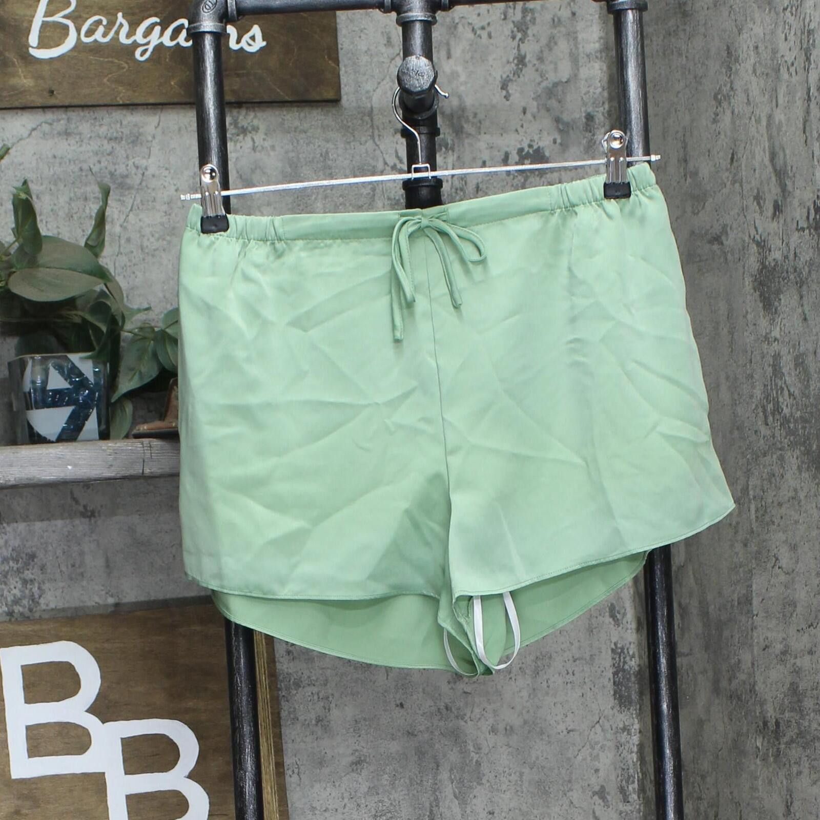 Other New State Of Day Crepe De Chine Pajama Sleep Shorts Green M Size 32" / US 10 / IT 46 - 1 Thumbnail