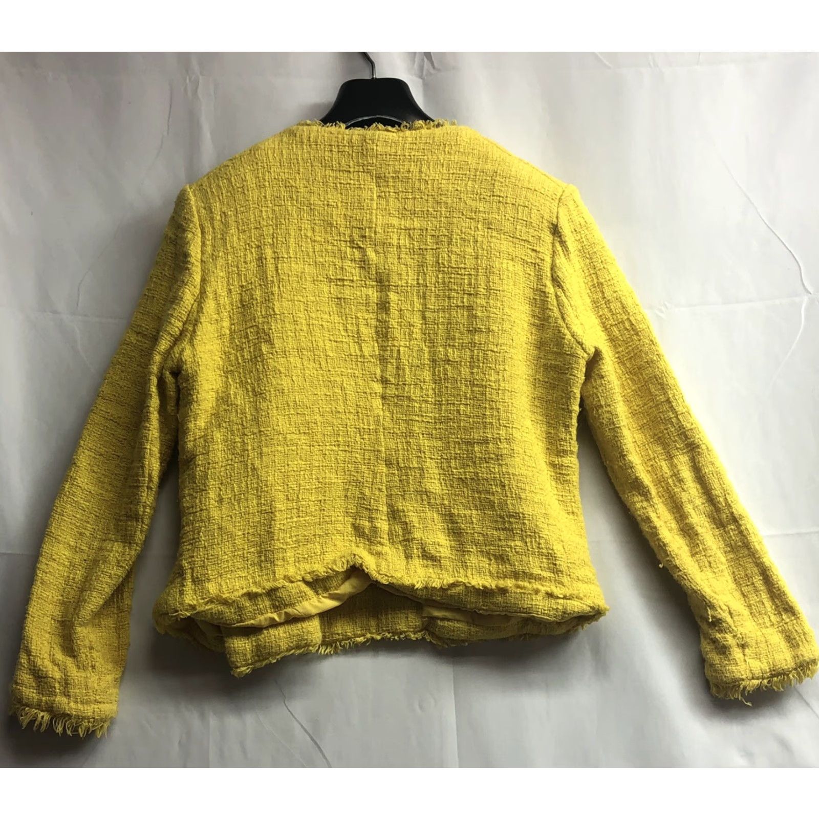 Vintage Halogen Womens Cotton Full Zip Collar Jacket Yellow Size 1 Womens Mens? Size XS / US 0-2 / IT 36-38 - 2 Thumbnail