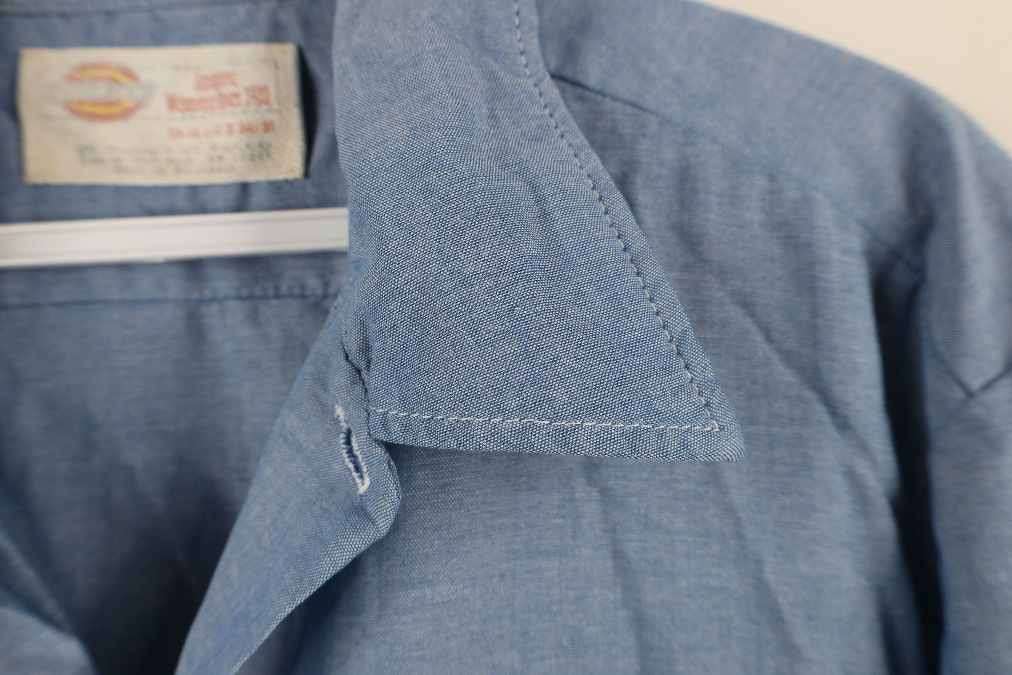 Dickies × Vintage Vintage 90s Dickies Chambray Workwear Button Shirt USA Size US M / EU 48-50 / 2 - 10 Thumbnail