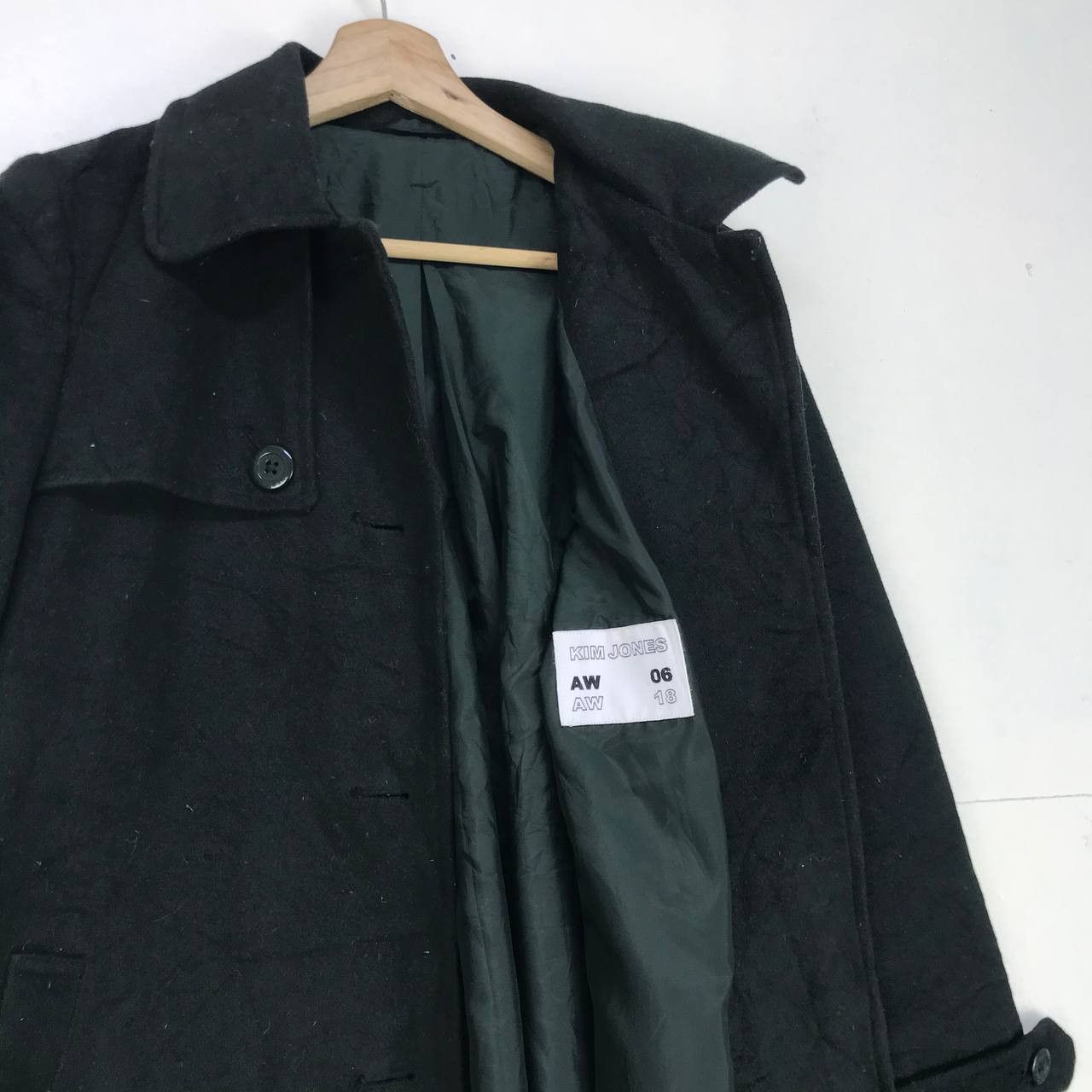 Kim Jones Kim Jones AW 06 AW 18 Wool Long Coat Size S / US 4 / IT 40 - 8 Thumbnail