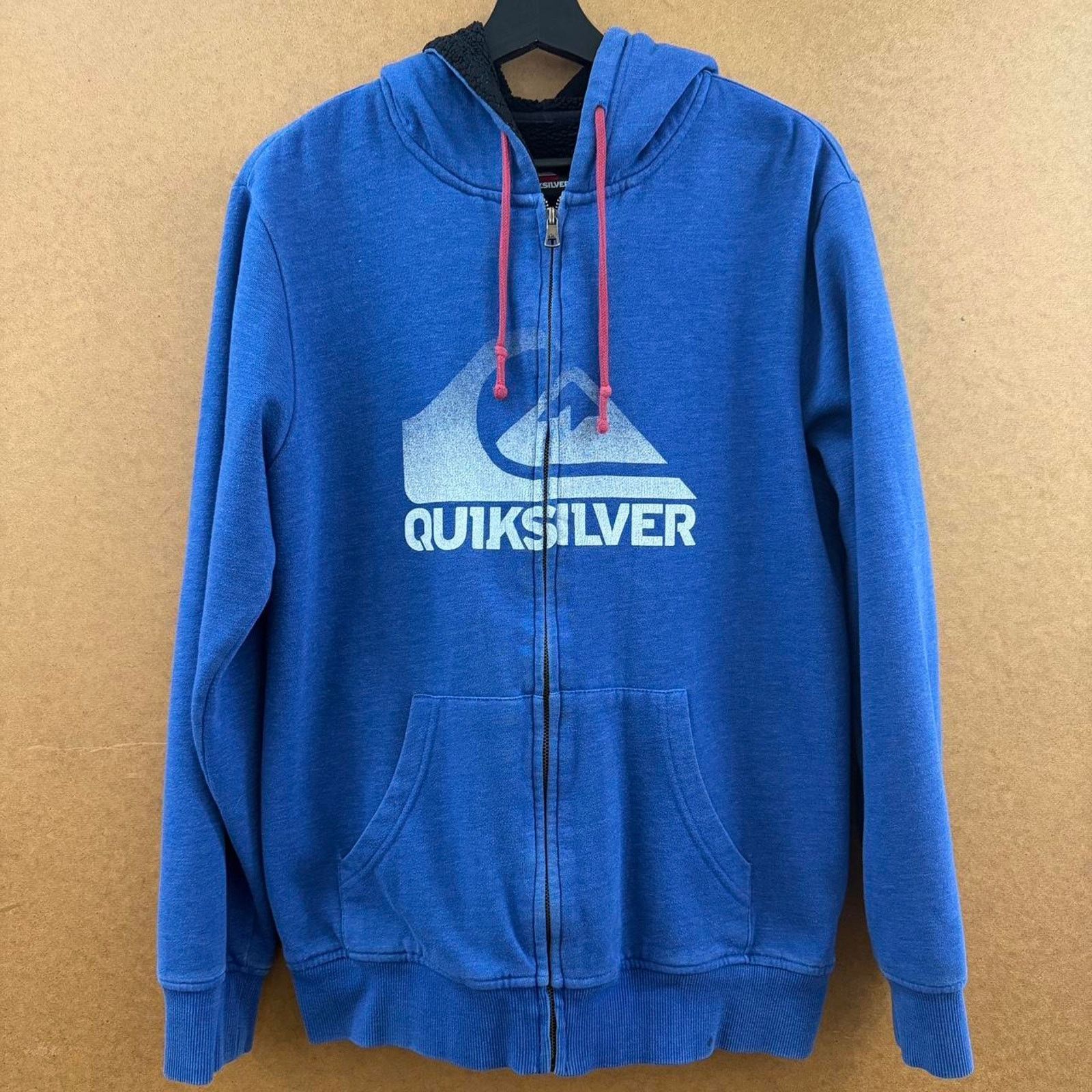 Quiksilver Quiksilver blue sherpa zip up Size US M / EU 48-50 / 2 - 1 Thumbnail