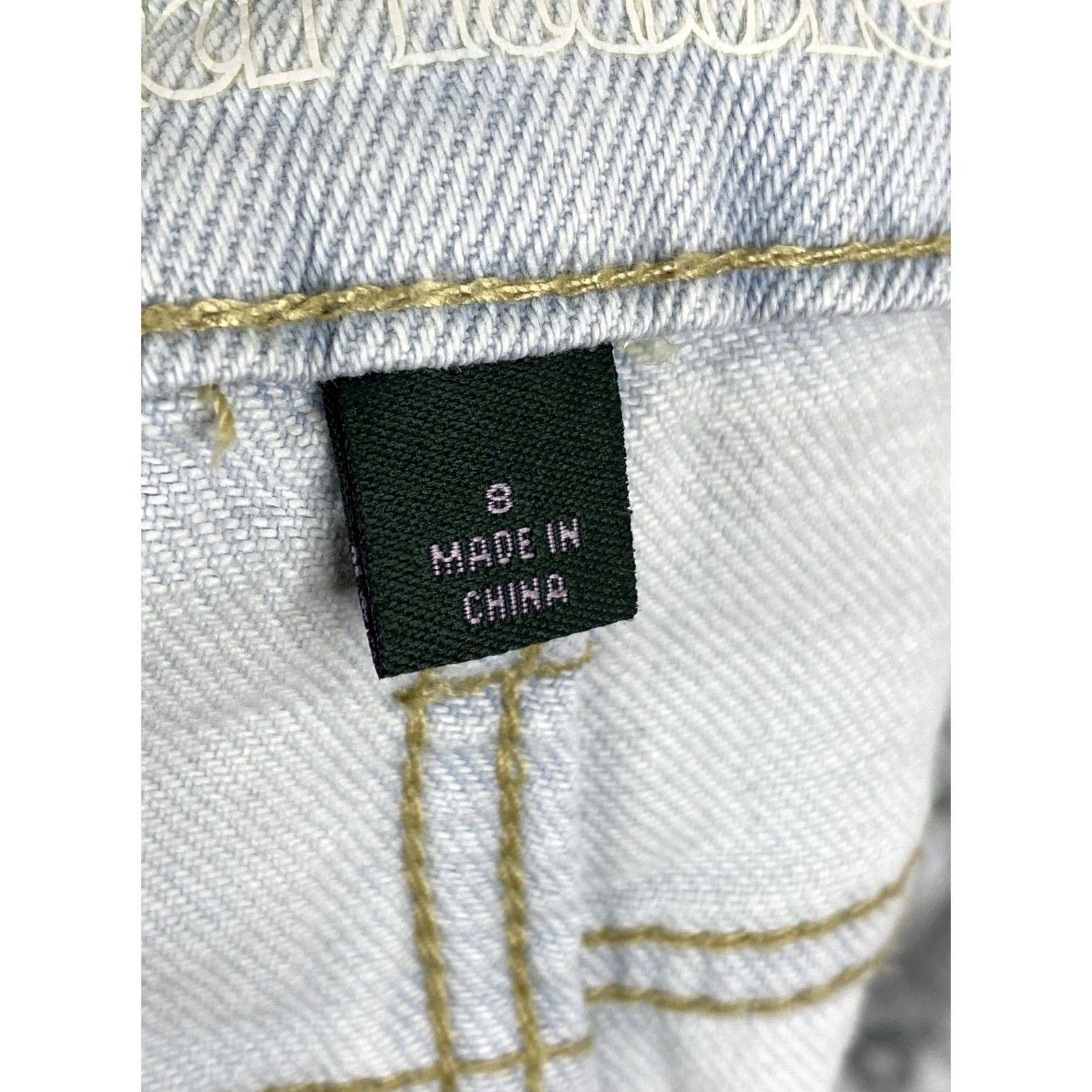 Vintage Wild Fable Shorts Womens 8 Denim High Rise 29 Light Wash NWT Blue 5-Pocket Casual Cut-Off Shorts Womens Size 30" / US 8 / IT 44 - 6 Thumbnail