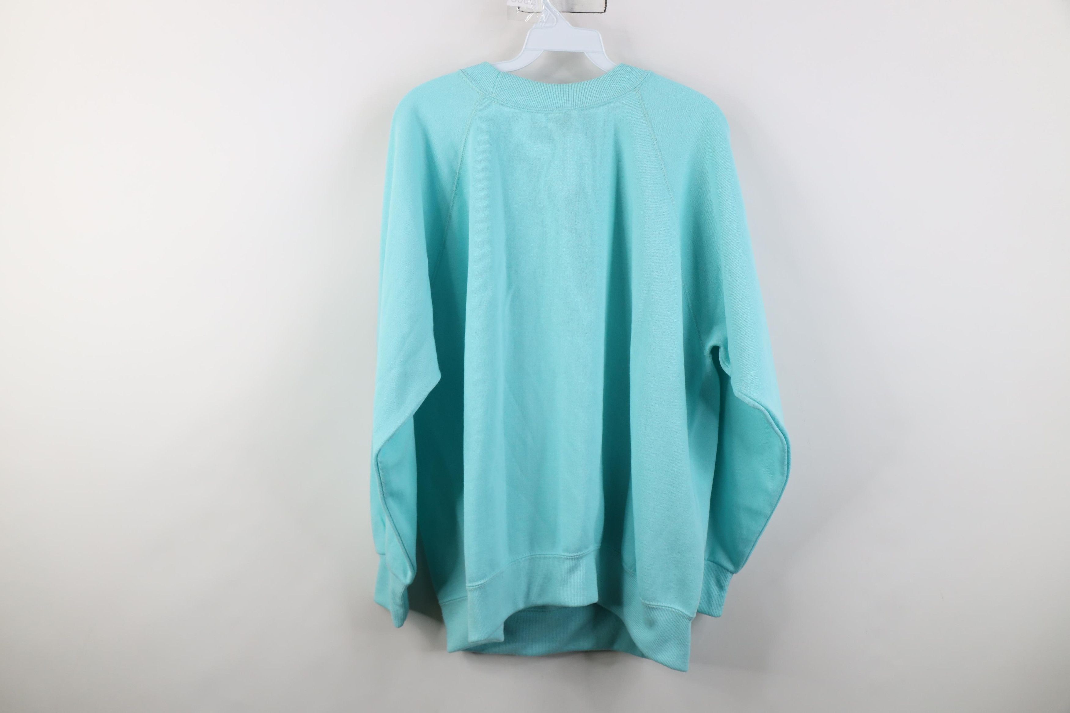 Wrangler Vintage 70s Wrangler Crewneck Sweatshirt Light Blue USA Size US XXL / EU 58 / 5 - 10 Thumbnail
