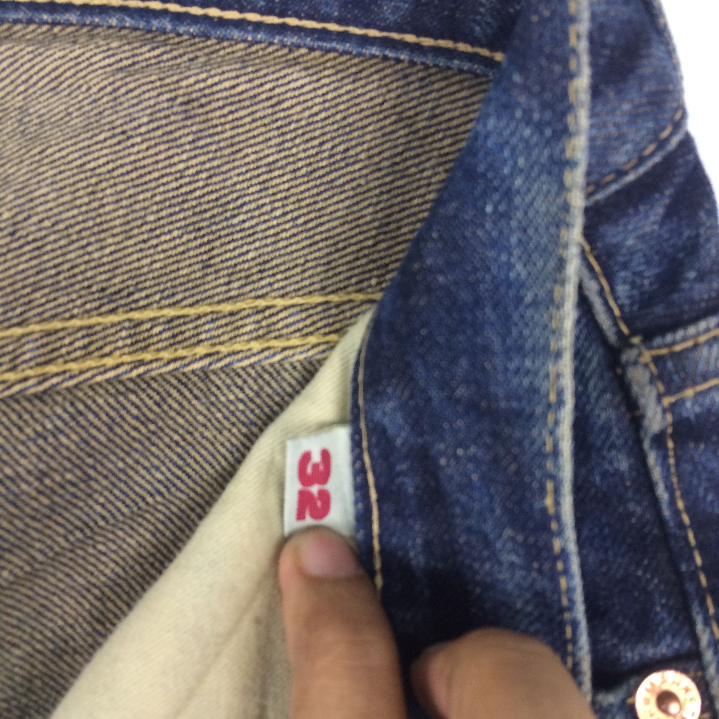 HOLLYWOOD RANCH MARKET × Japanese Brand X28 VTG Selvedge Japan Jeans HOLLYWOOD RANCH H.R Market Size US 31 - 7 Thumbnail