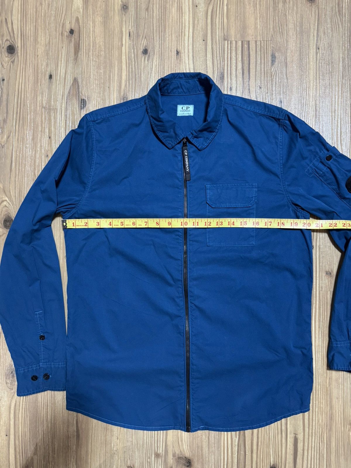 C.P. Company C.P. Company Lens Overshirt Blue Size 14Y Fits Mens XS Size US XXS / EU 40 - 22 Thumbnail