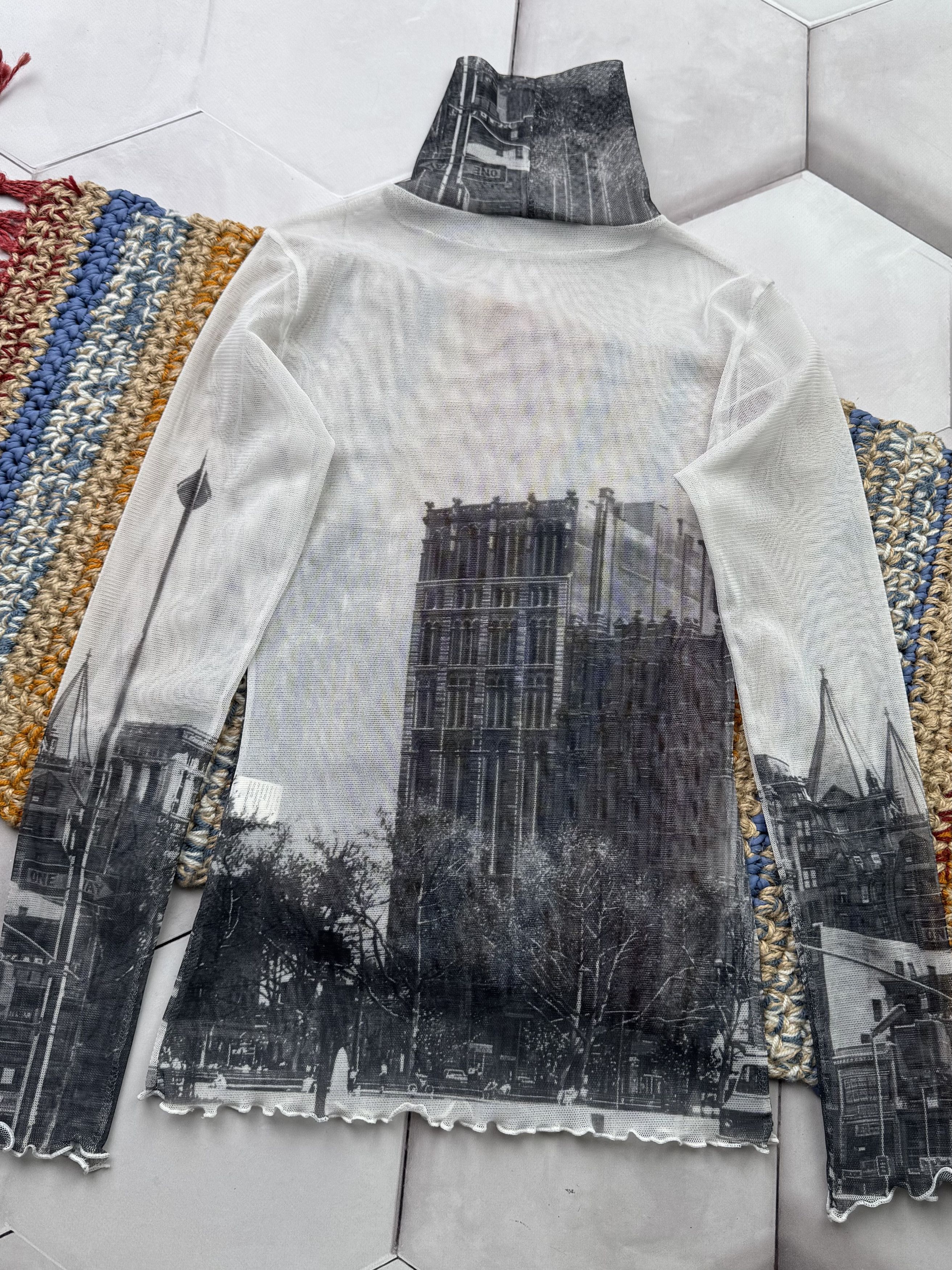 Japanese Brand Vintage Mesh Long Sleeve Size XS / US 0-2 / IT 36-38 - 8 Thumbnail